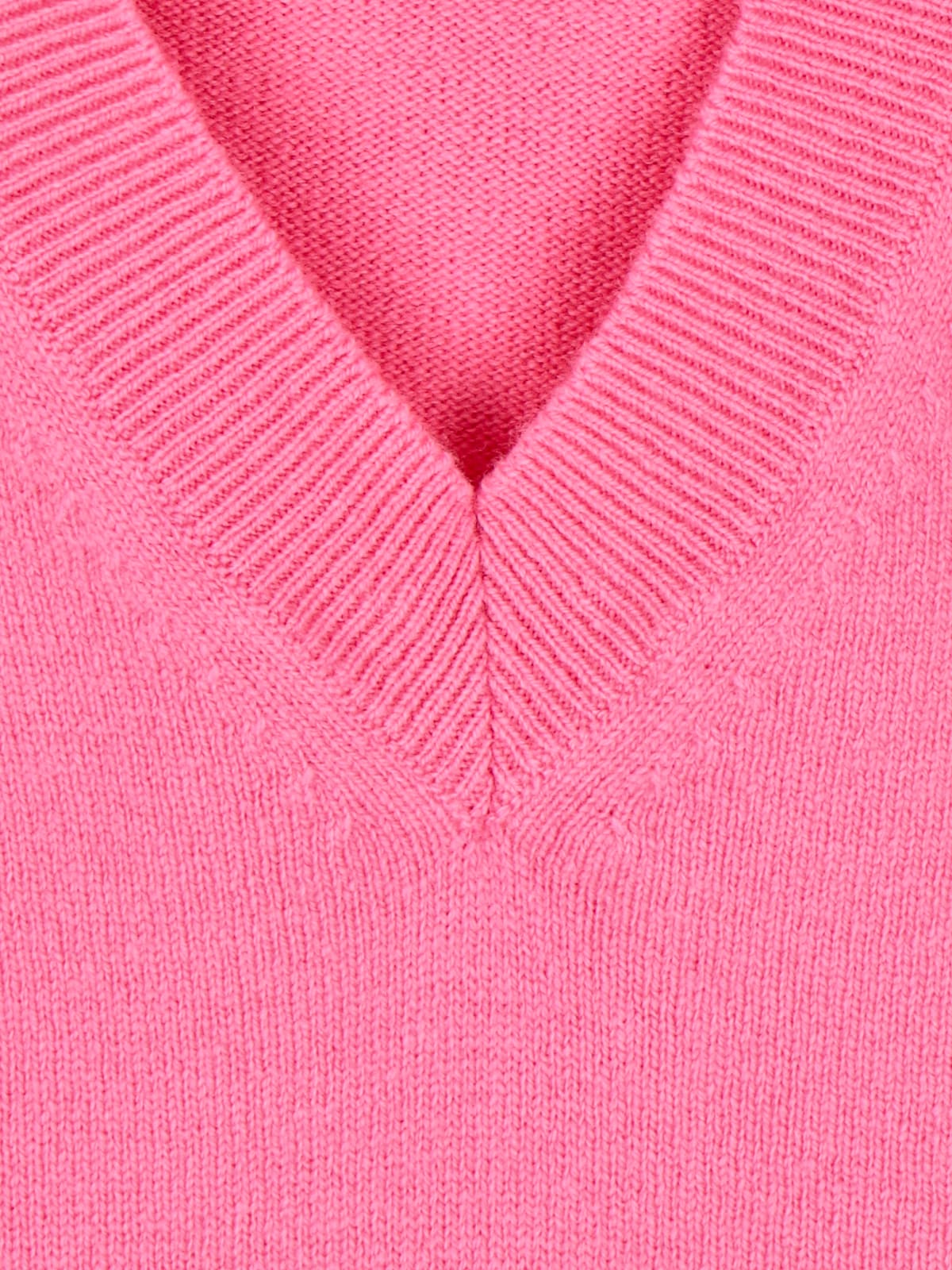 Shop Comme Des Garçons Wool Sweater In Pink