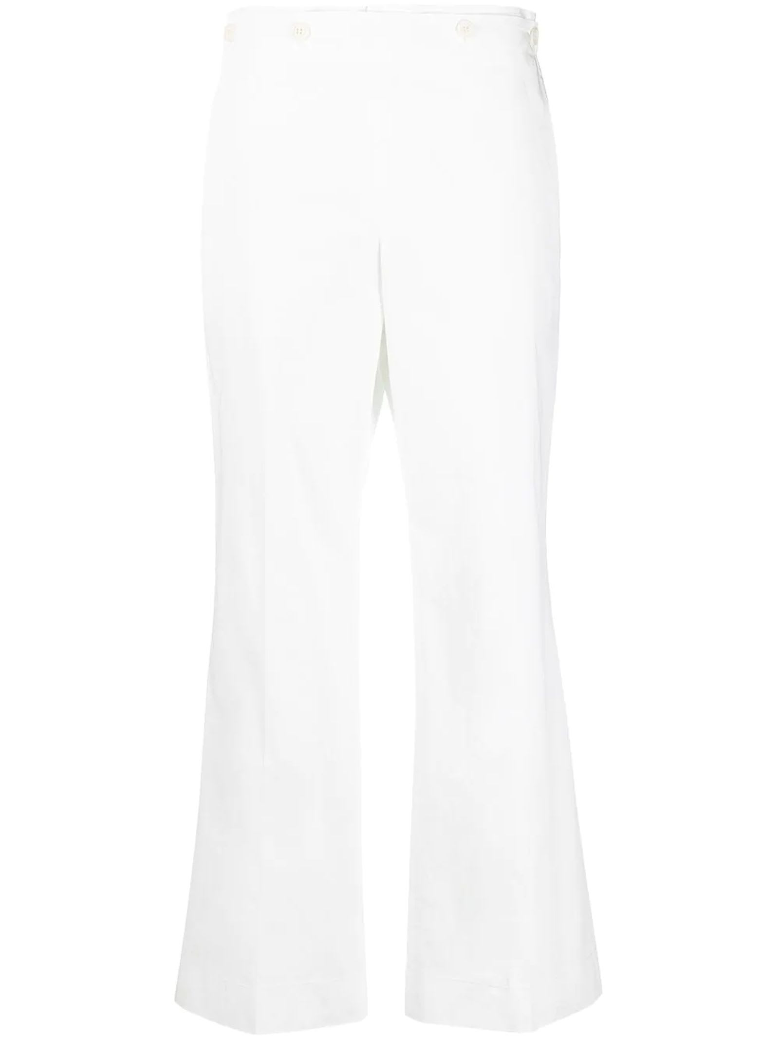 Maison Margiela White Cotton Trousers