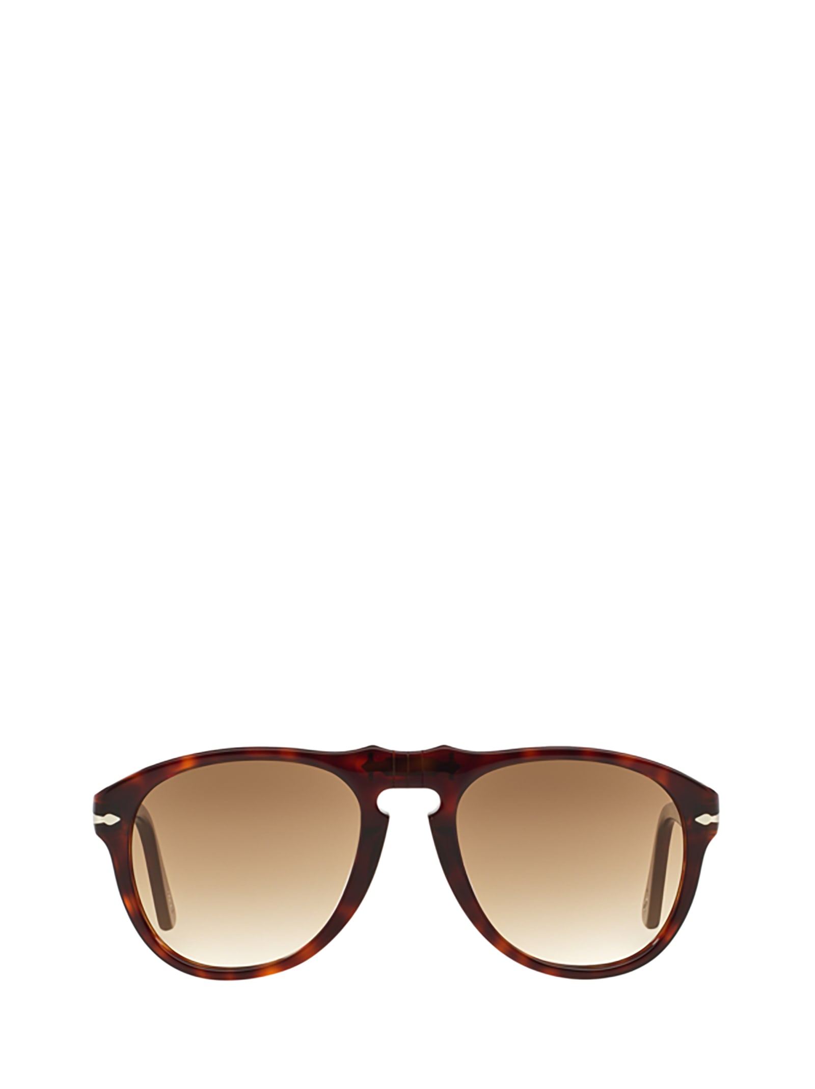 Persol Mens Brown Po0649 Pilot-frame Acetate Sunglasses In Havana