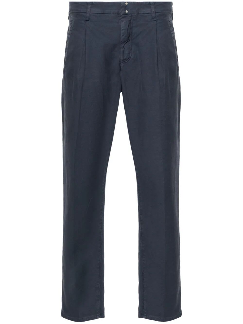 Shop Incotex Special Straight Trouser In Medieval Blue