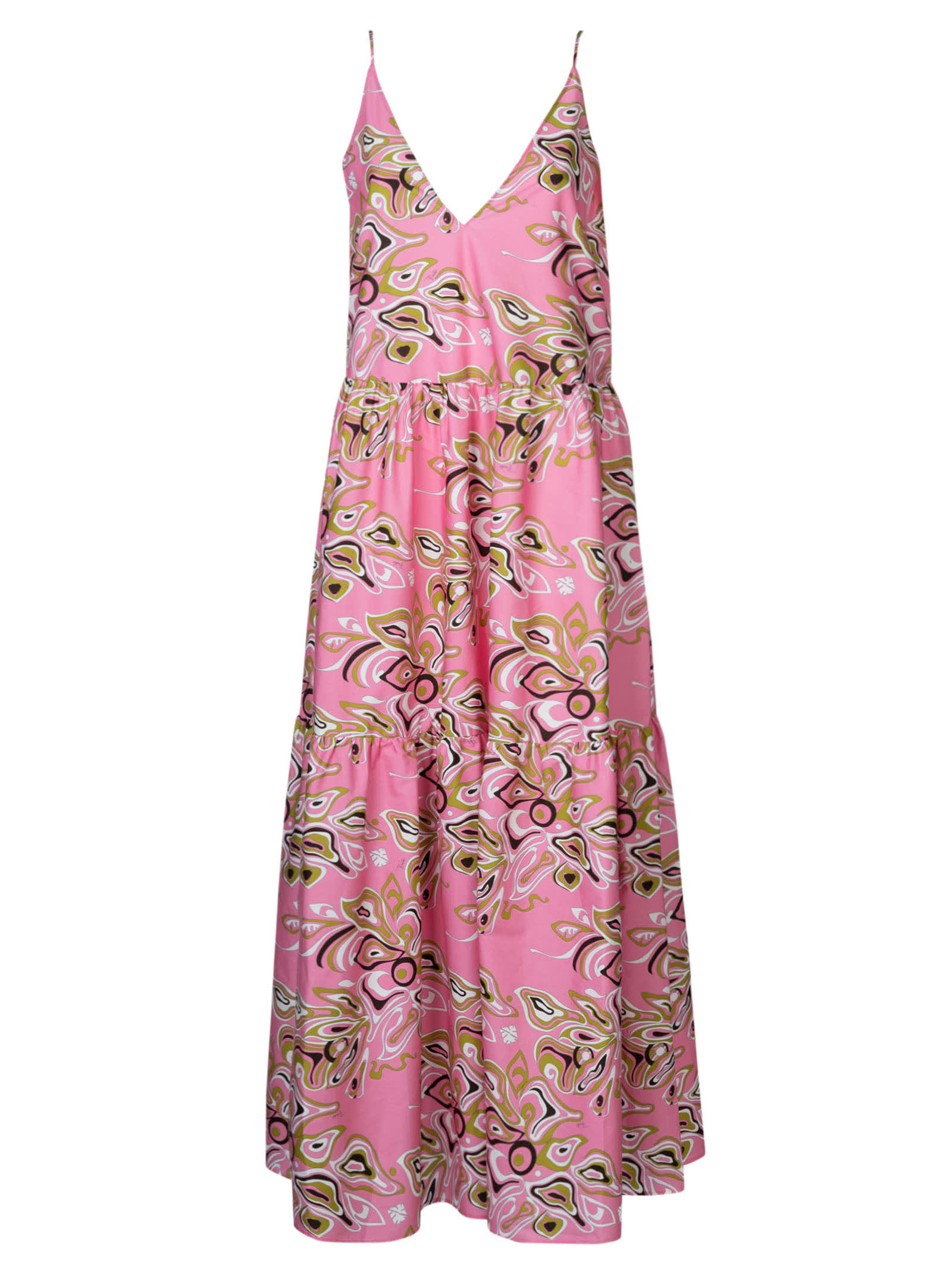 Emilio Pucci Sleeveless Long Printed Dress