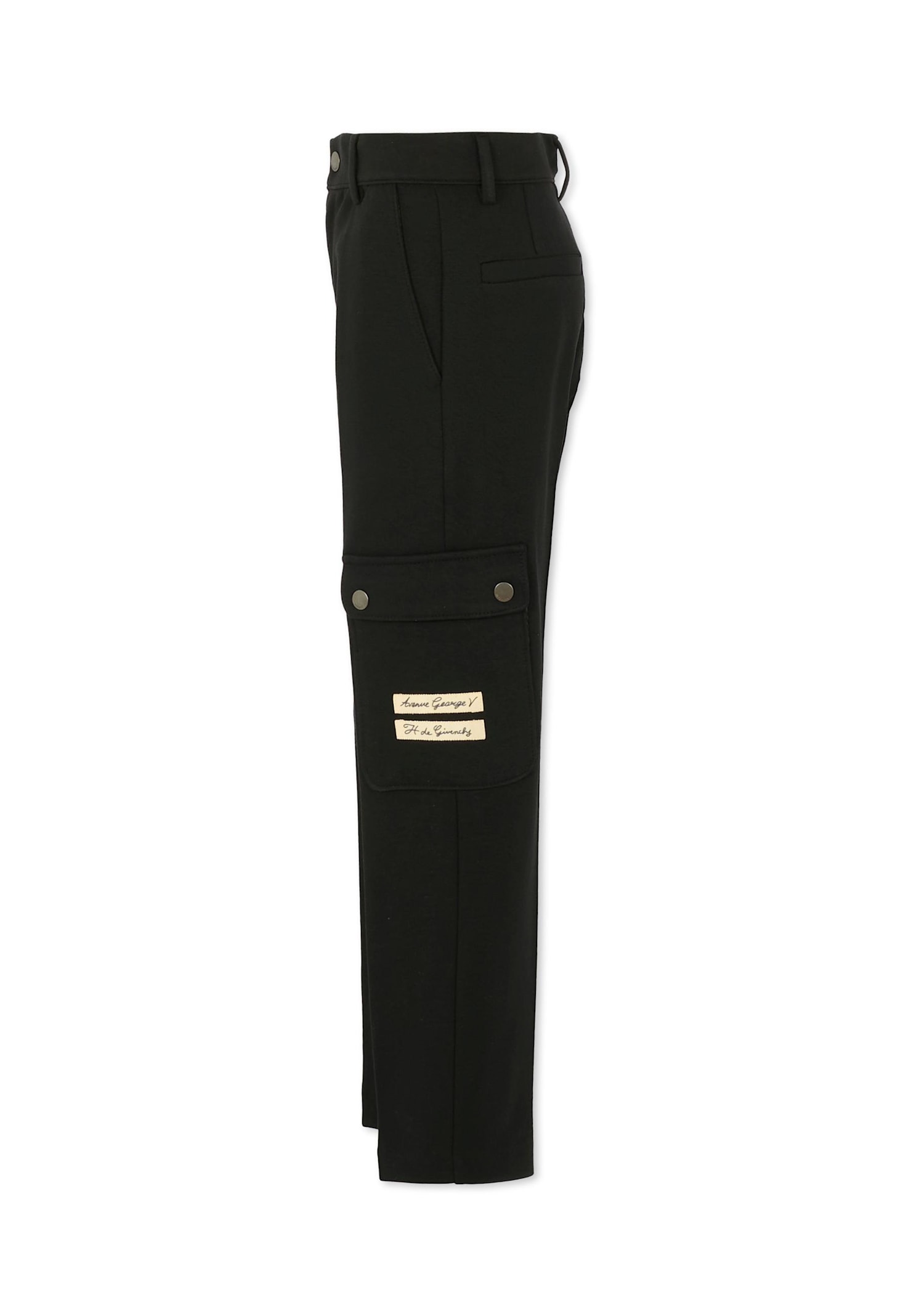 Givenchy Black Trousers For Boy With Logo In Black