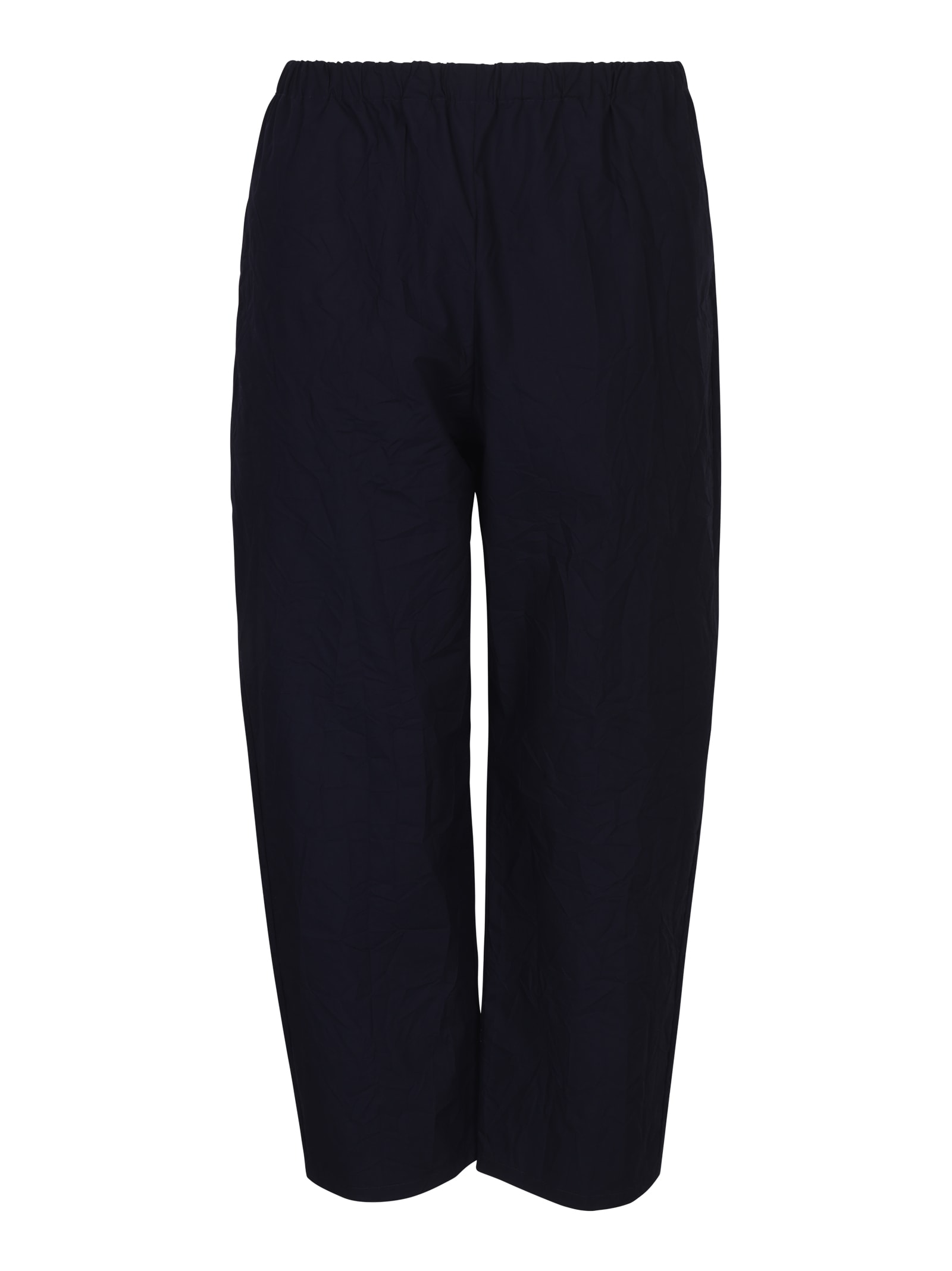 A PUNTO B RIBBED WAIST TROUSERS