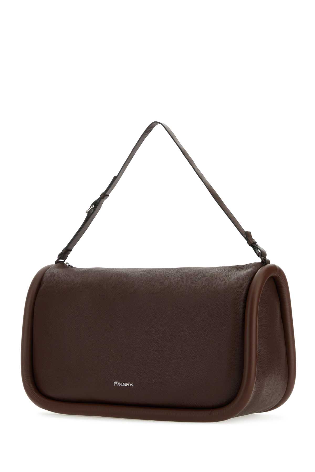 JW ANDERSON CHOCOLATE LEATHER BUMPER-36 TRAVEL BAG