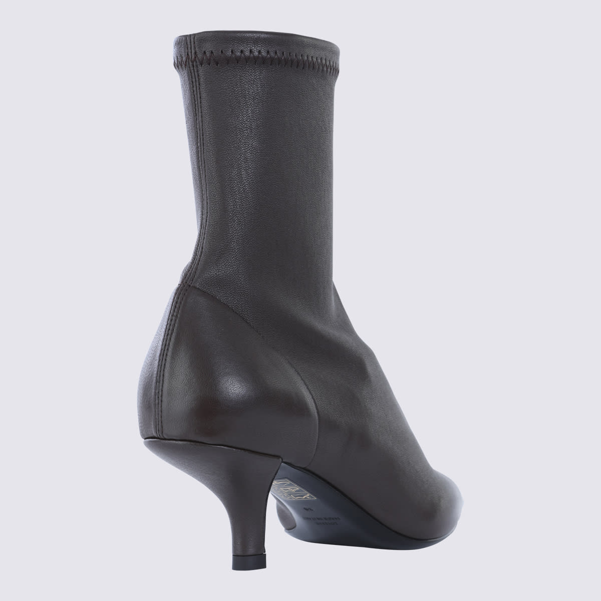 Totême Flat Ankle Boots Toteme Woman Color Black In Gray