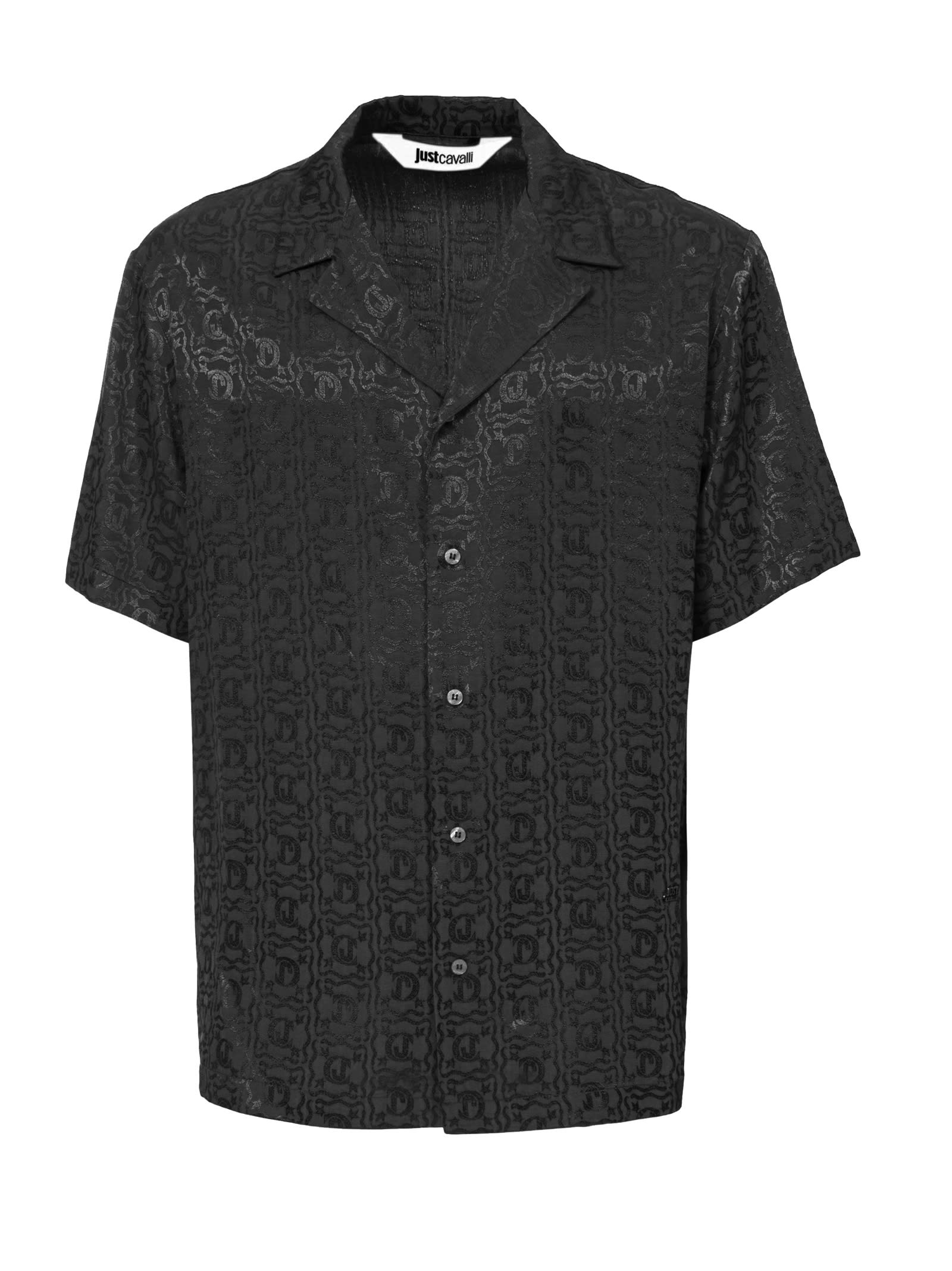 Just Cavalli Casual Shirt In Black