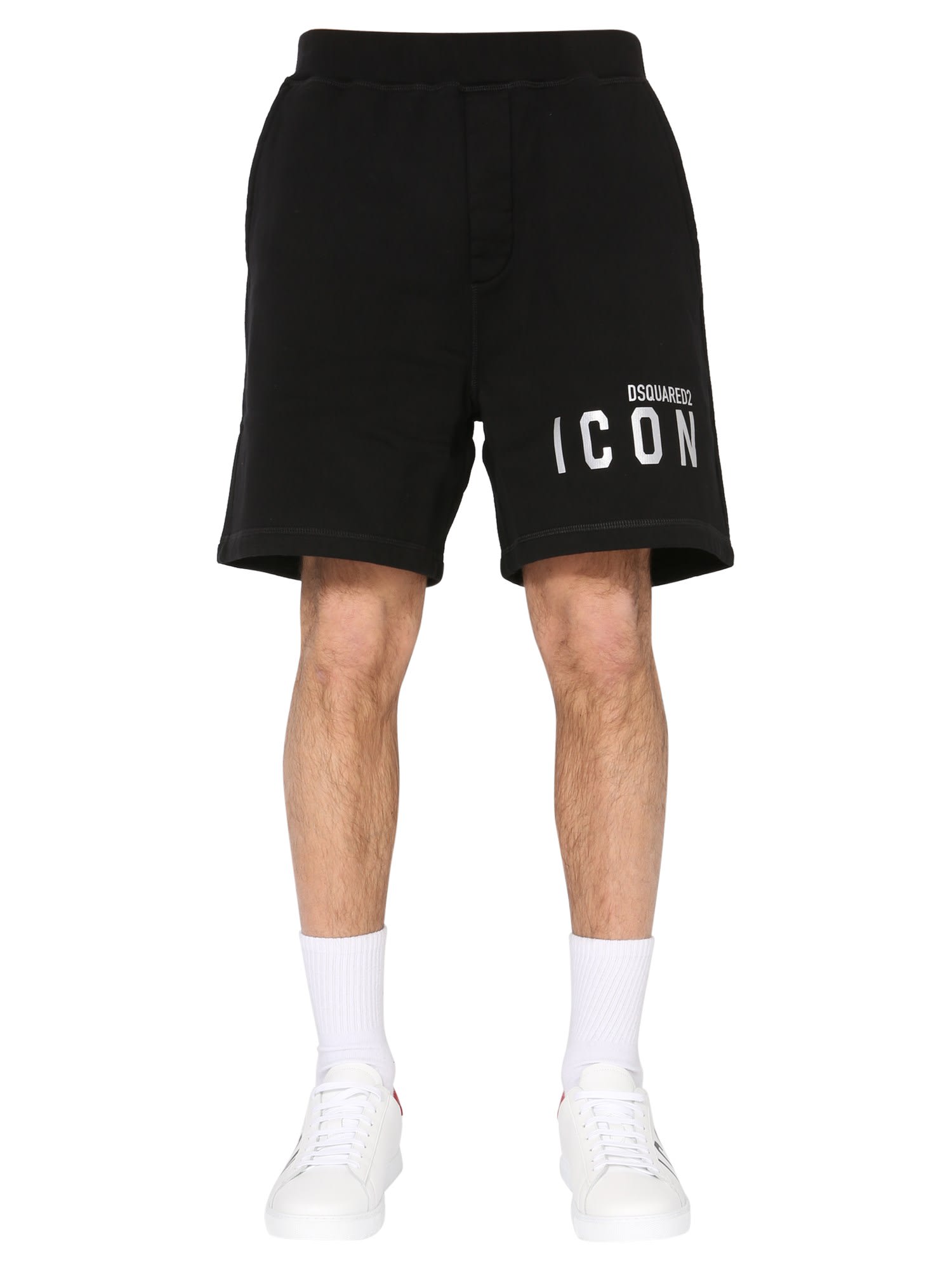 Dsquared2 Bermuda With Reflective Logo