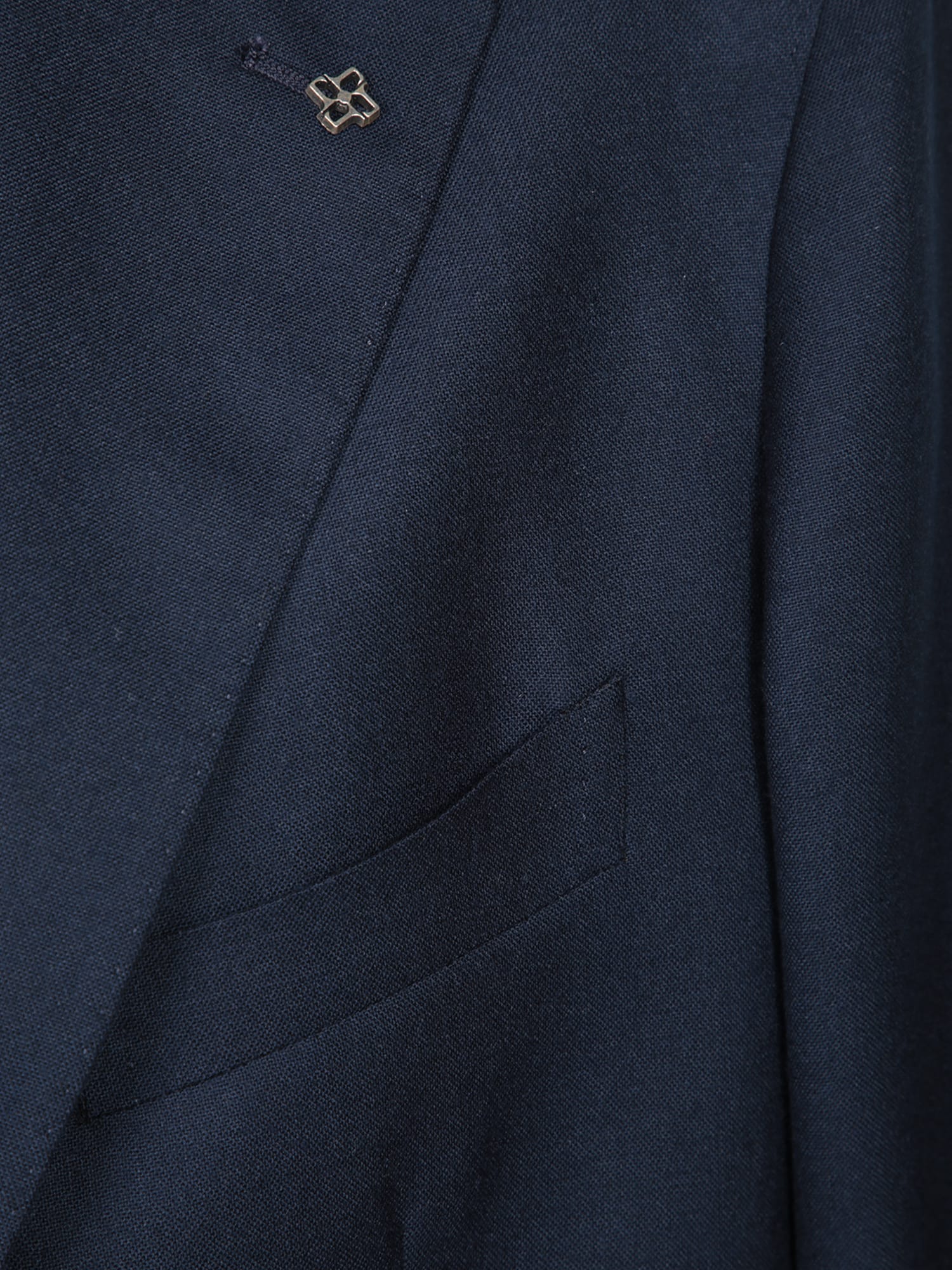 Shop Tagliatore Blue Cashmere Jacket