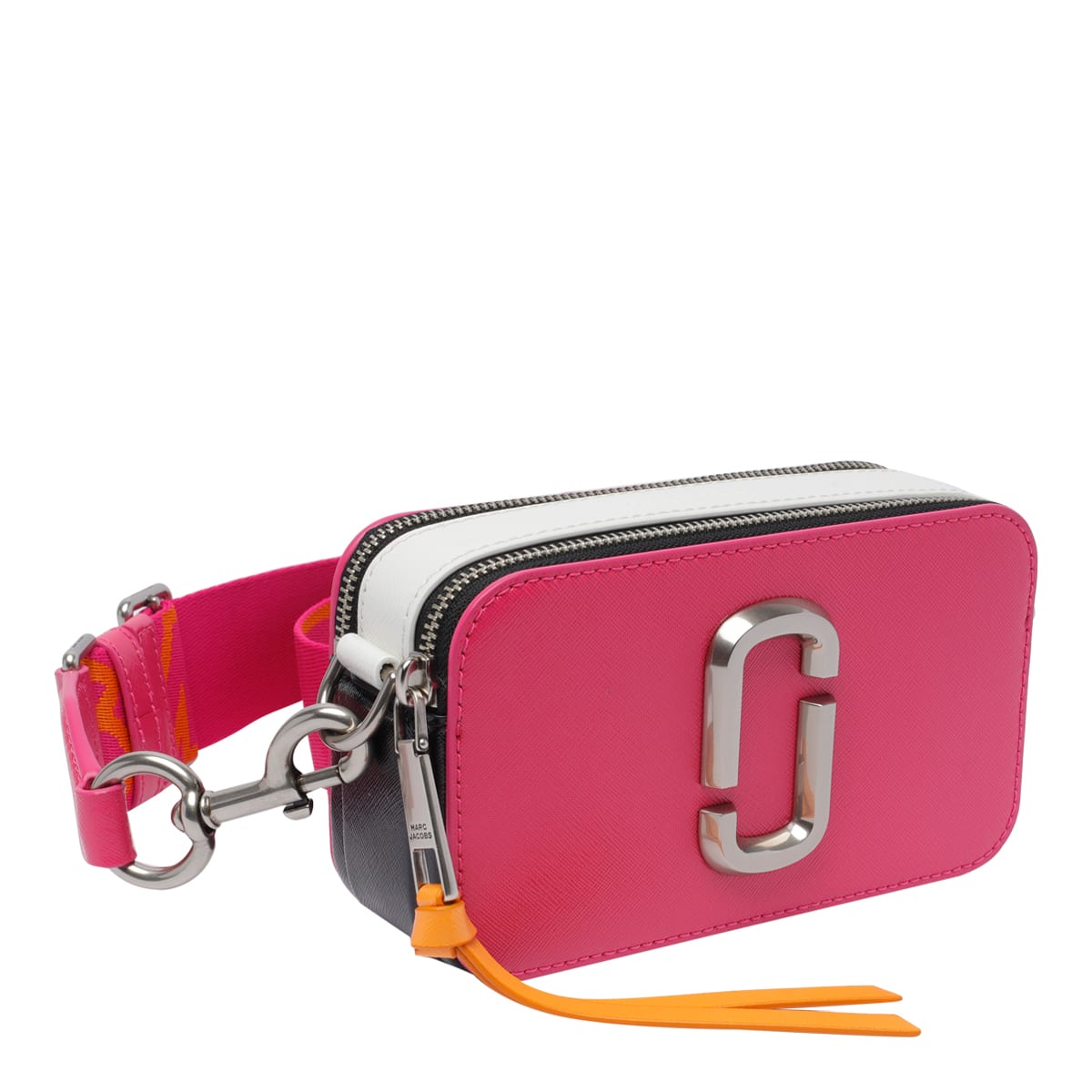 Shop Marc Jacobs The Snapshot Crossbody Bag In Fuchsia