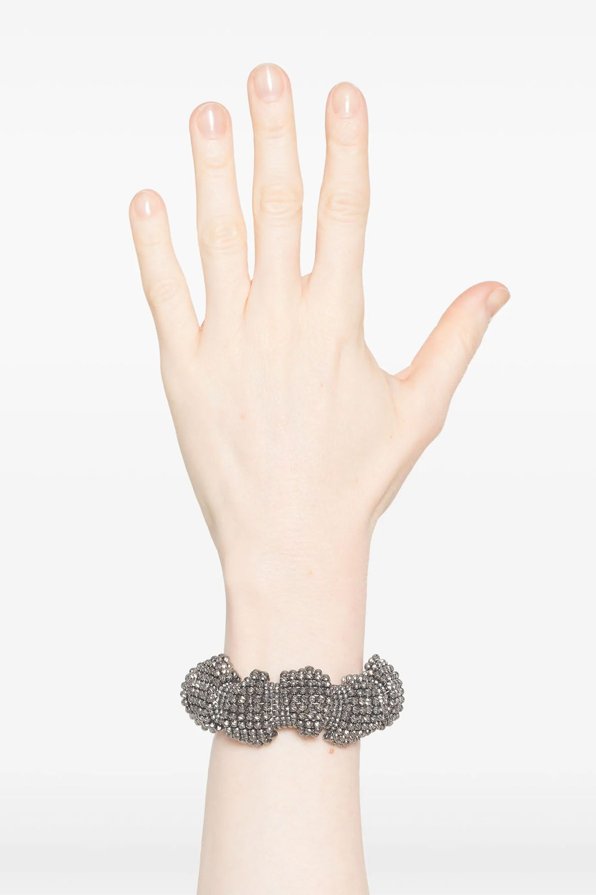 Shop Brunello Cucinelli Sculptured Bracelet In Silver