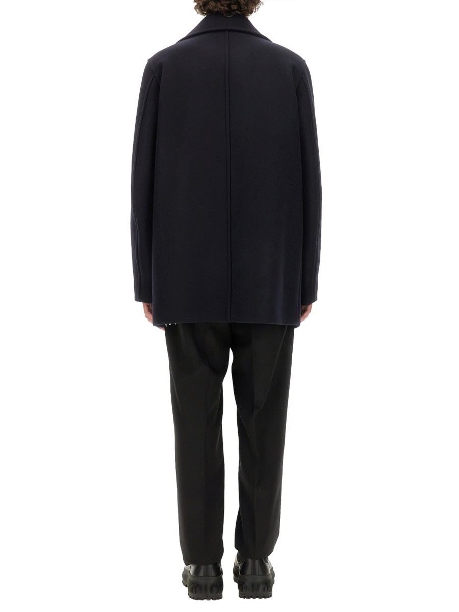 Shop Jil Sander Caban Jacket In Blue