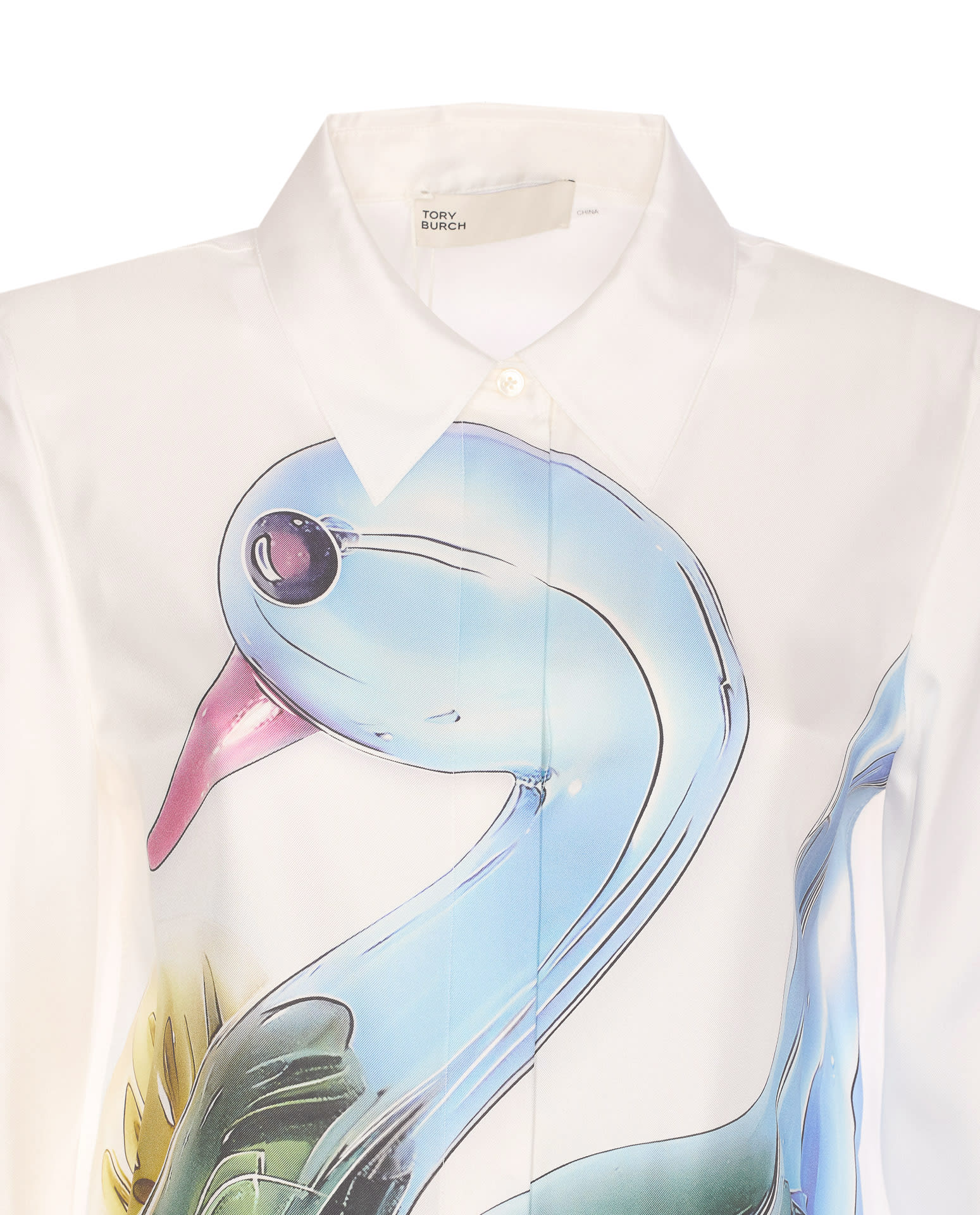 Tory Burch Lucky Duck Shirt In White