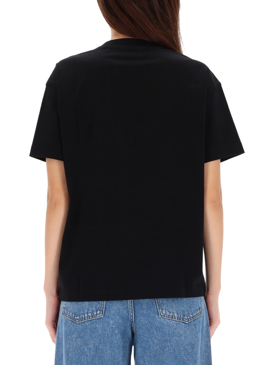 Off-white T-shirt With Logo In Black