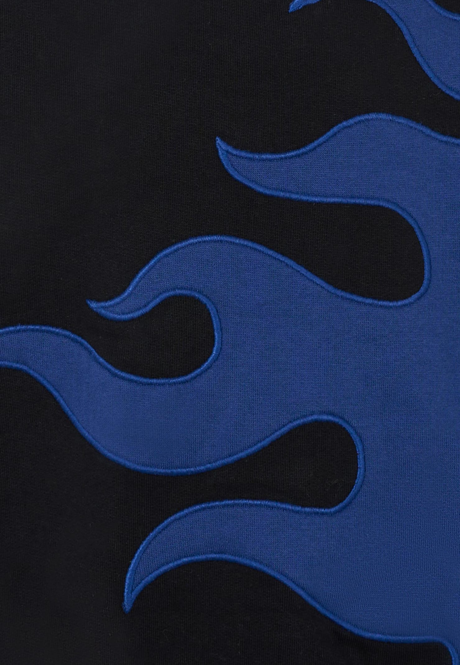 Molo Flame-embroidered Sweatshirt In Blue