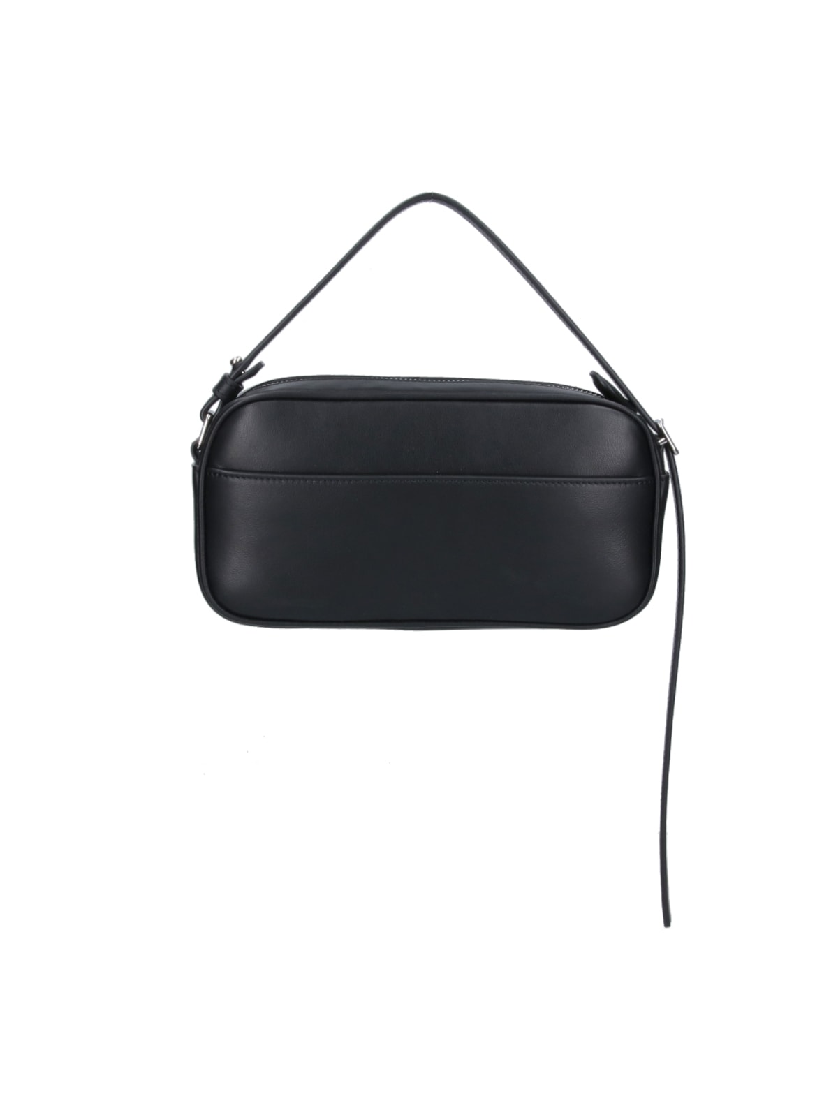 Shop Courrèges Reedition Baguette Shoulder Bag In Black