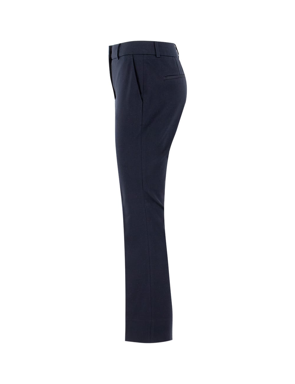 Shop Peserico Trousers In Blu Inchiostro
