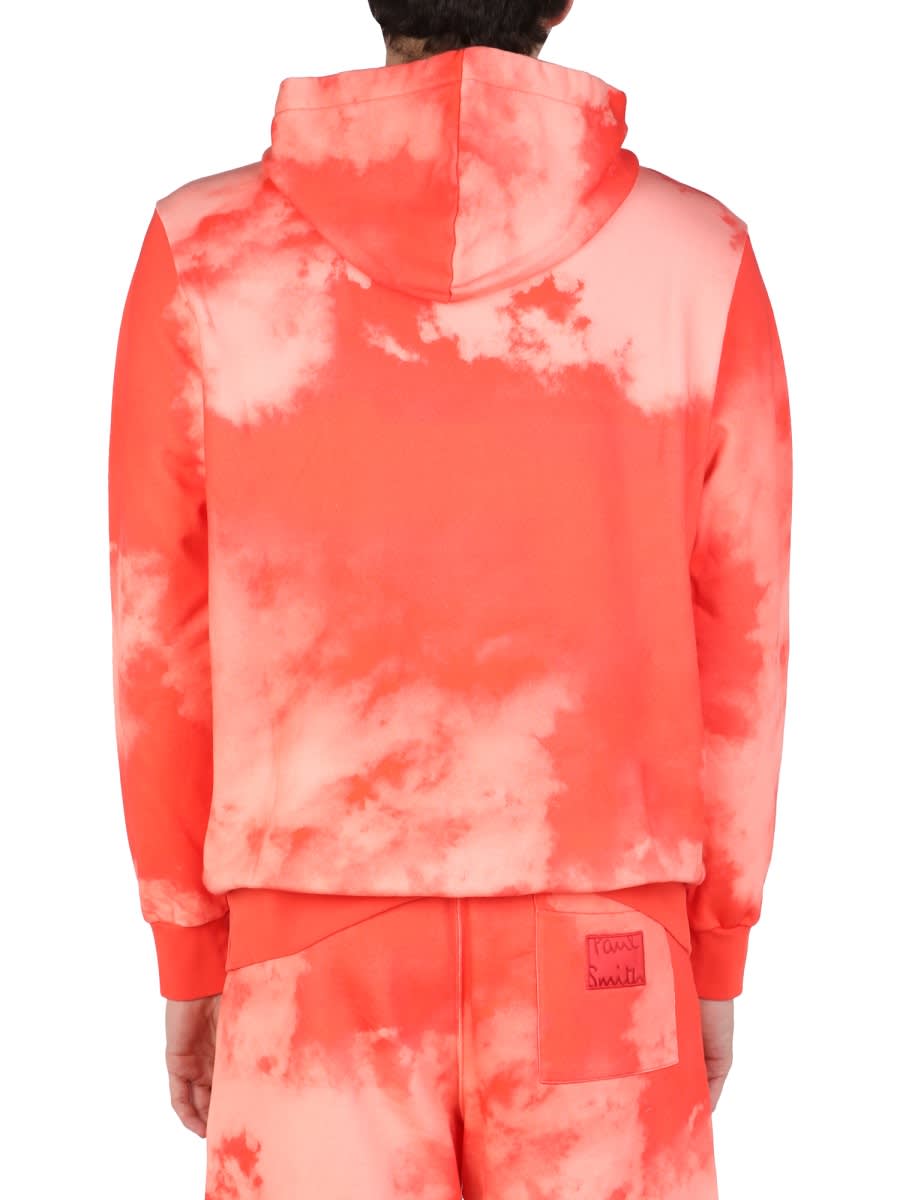 Shop Paul Smith Coral Cloud Sweatshirt In Pink