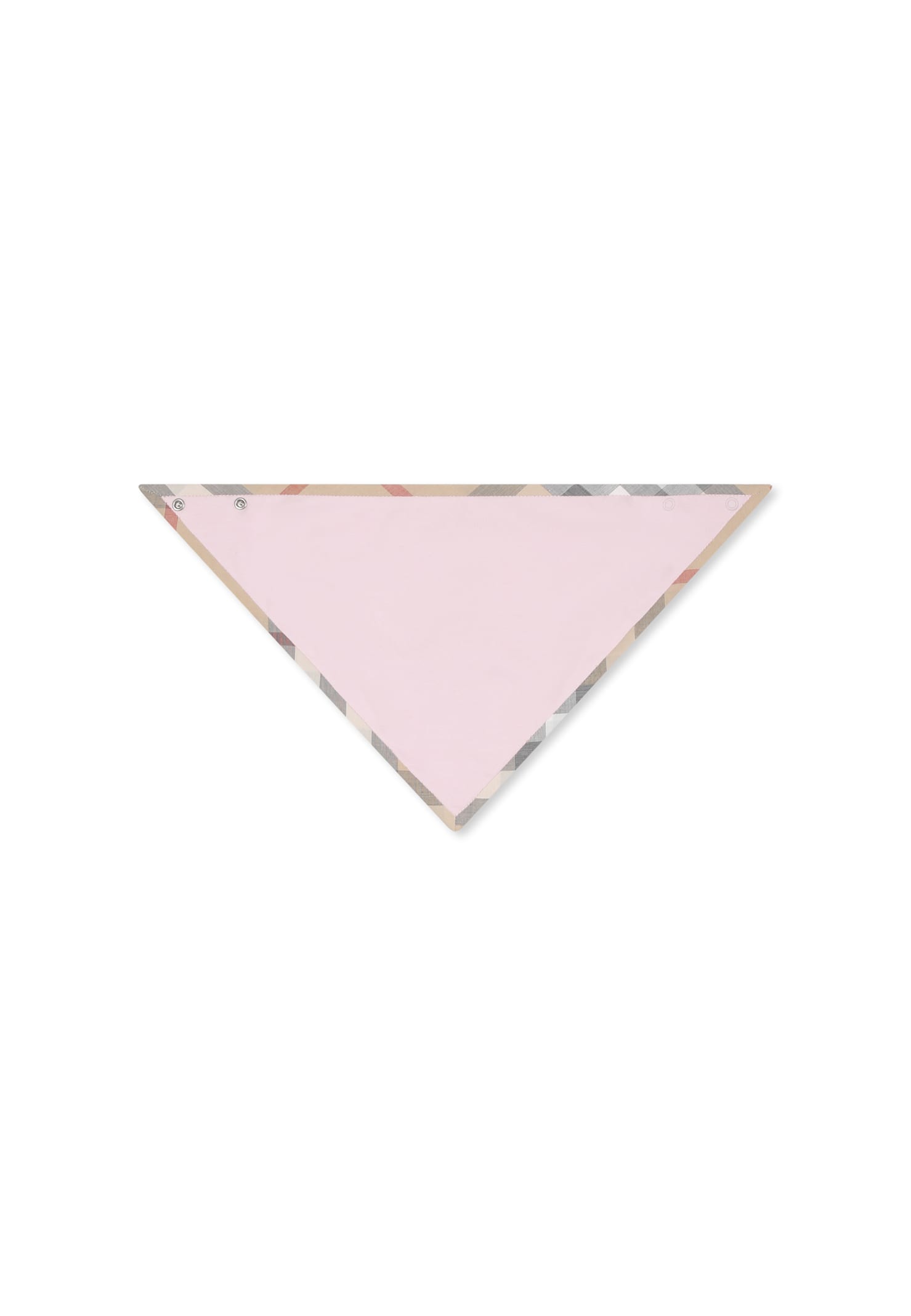 Burberry Pink Babygrow Set For Baby Girl With Vintage Check In Pink
