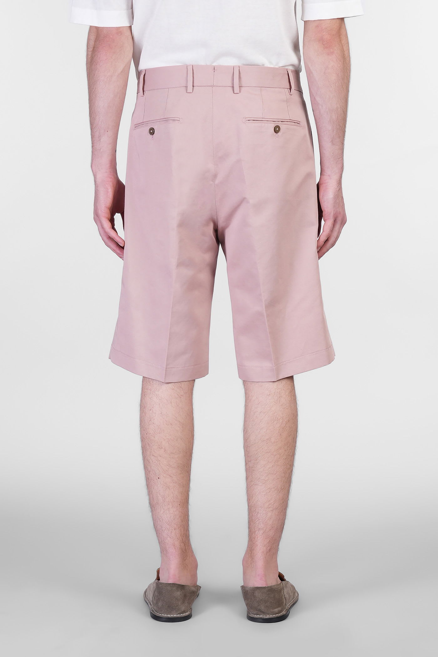 Briglia 1949 Bedfords Shorts In Rose-pink Cotton