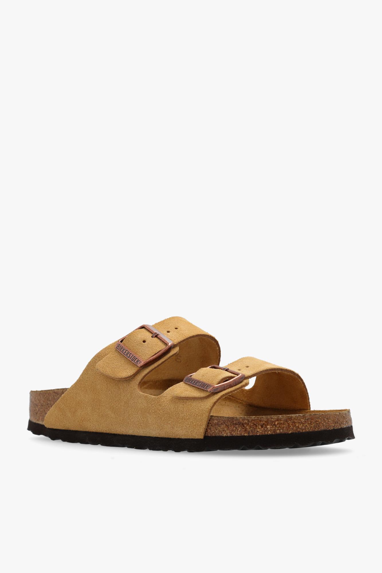 Shop Birkenstock Arizona Bs Slides In Thyme
