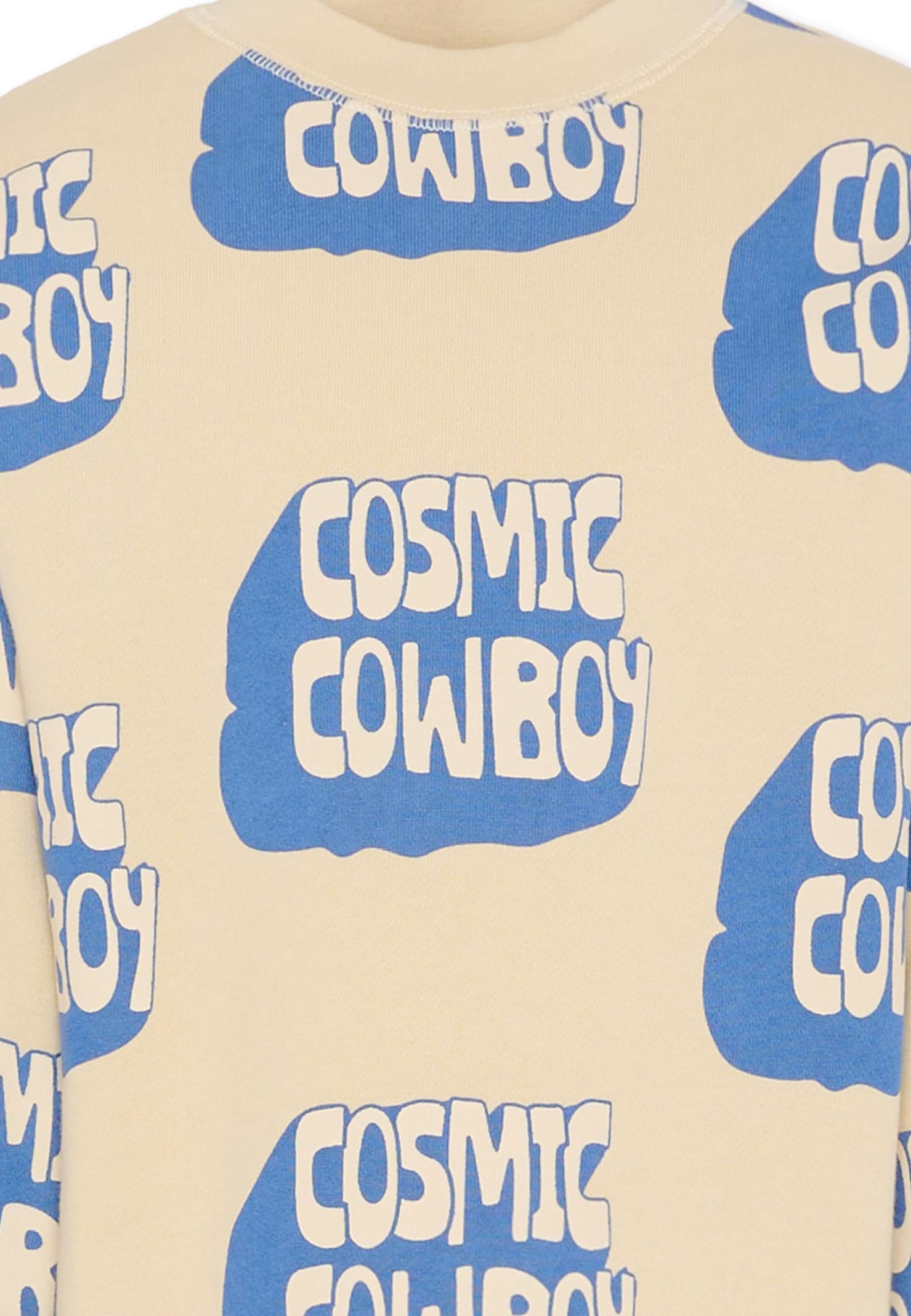 Stella Mccartney Beige Sweatshirt For Boy With Writing In Neutral