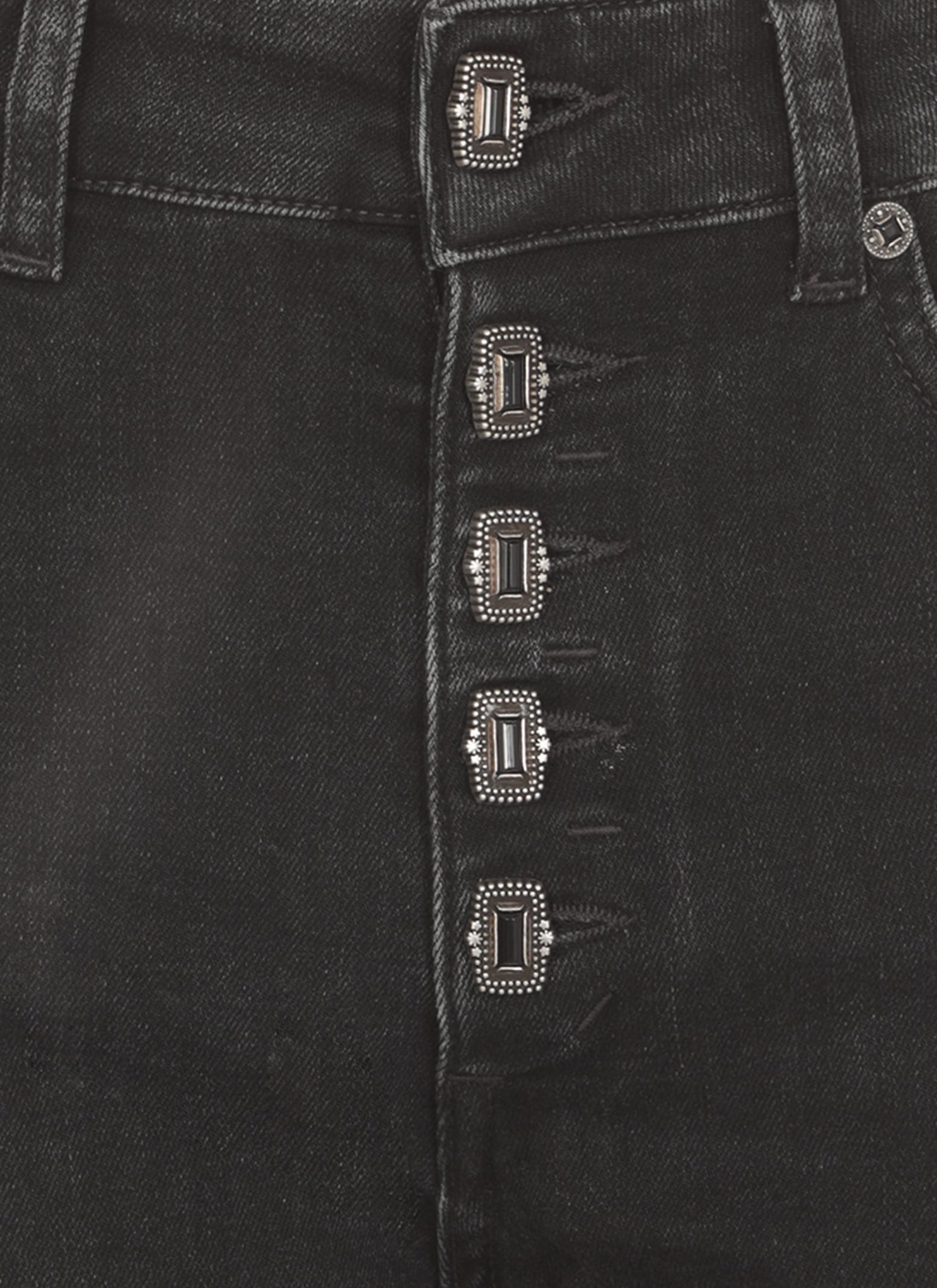 Shop Dondup Koons Jeans In Black