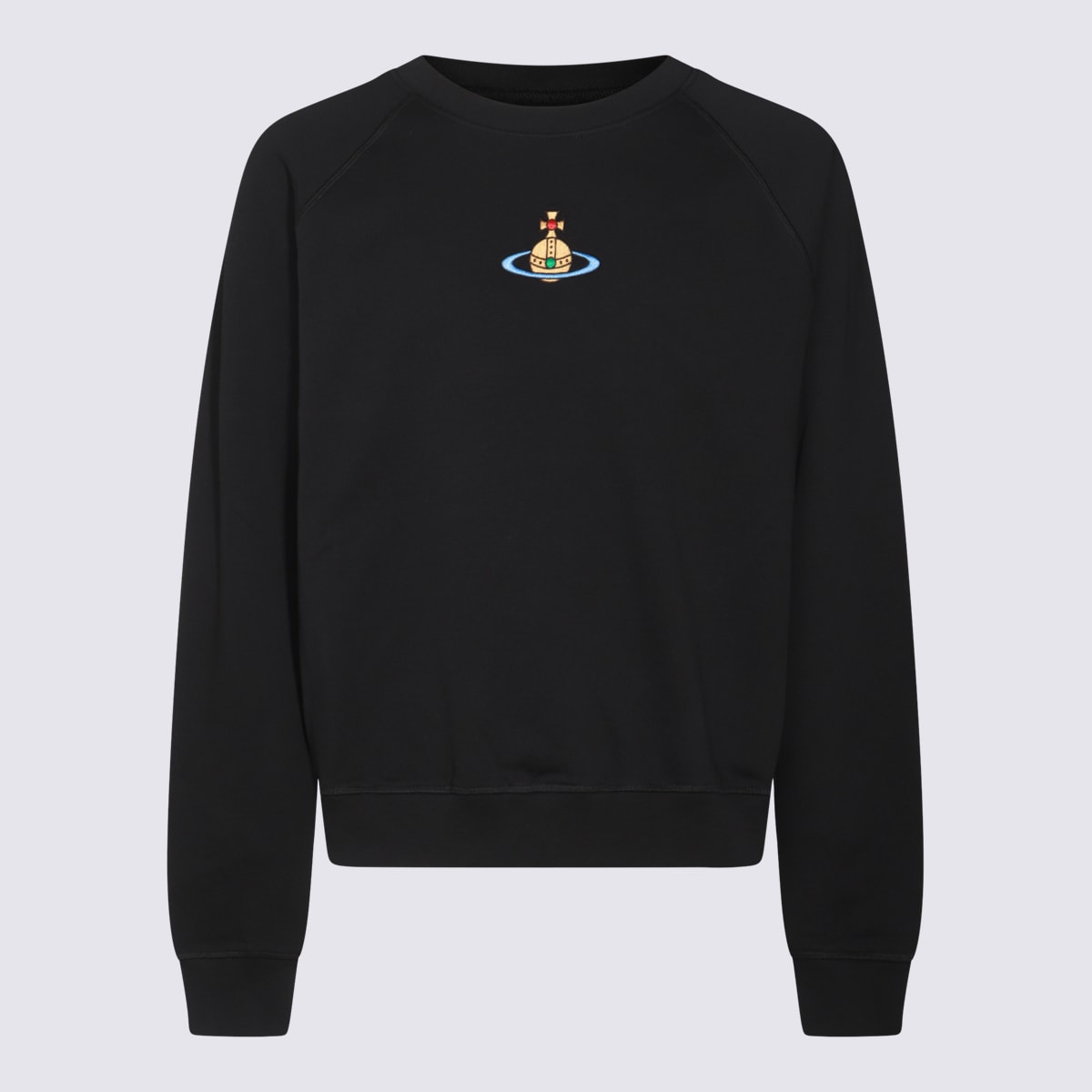 Shop Vivienne Westwood Black Cotton Sweatshirt