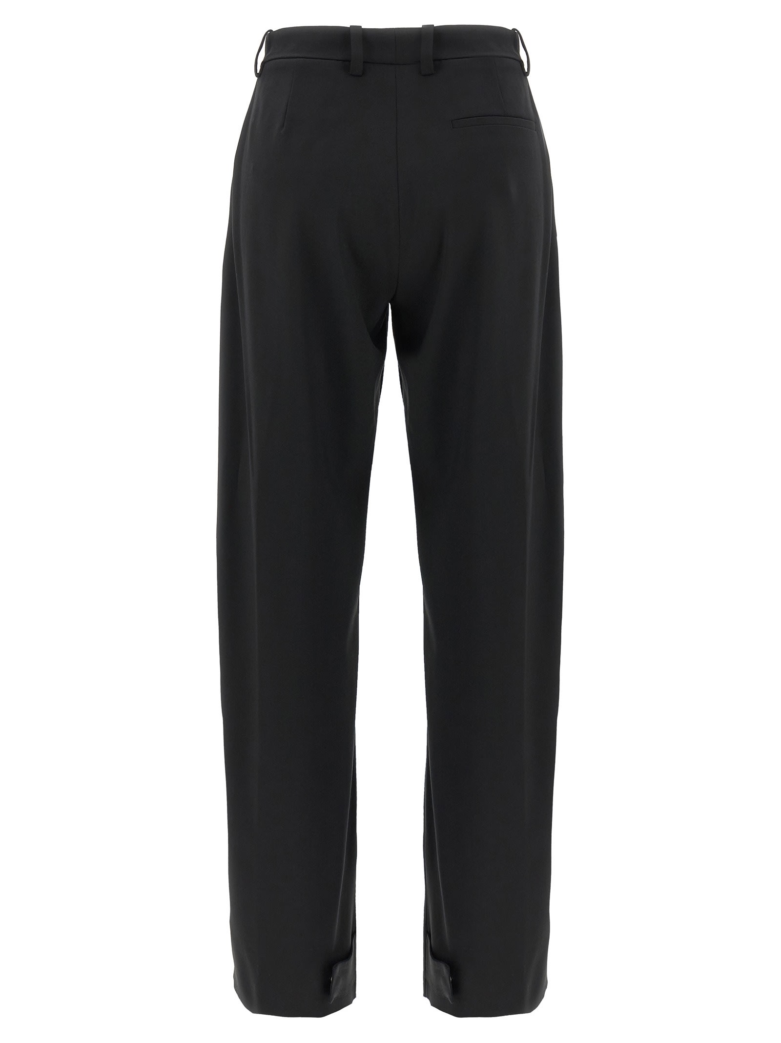 Moncler Genius Edward Enninful Collaboration Trousers In Black