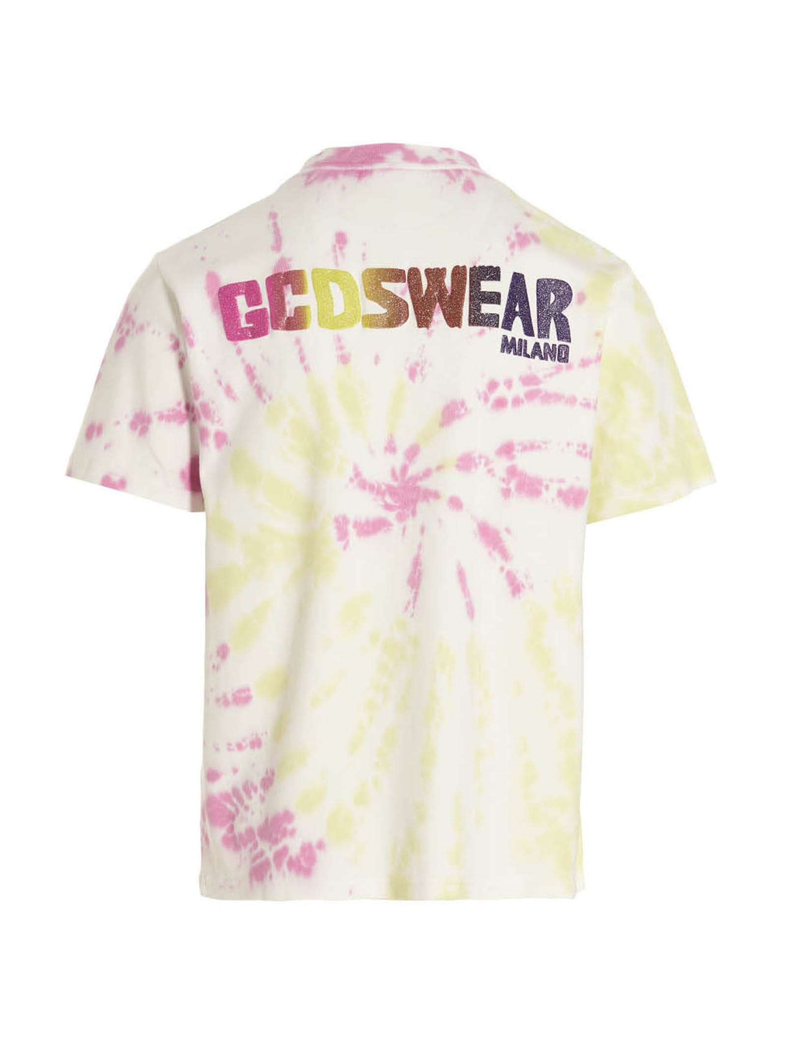 Shop Gcds T-shirt Tie Dye In Multicolor