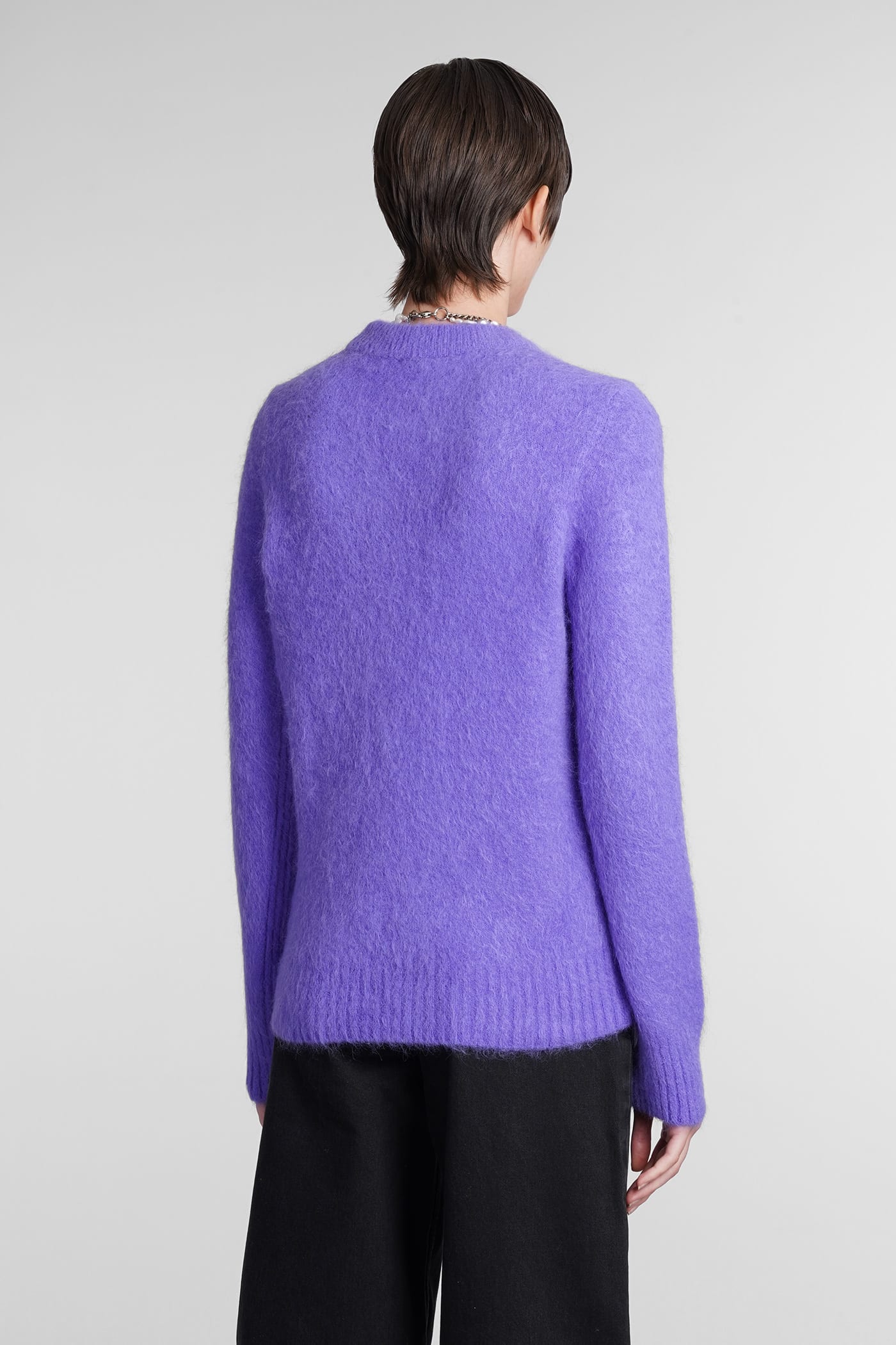 Ganni purple clearance sweater