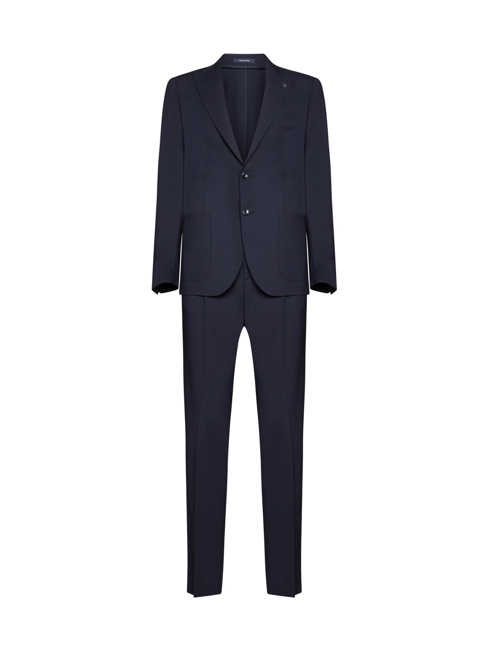 Shop Tagliatore Suit In Blu