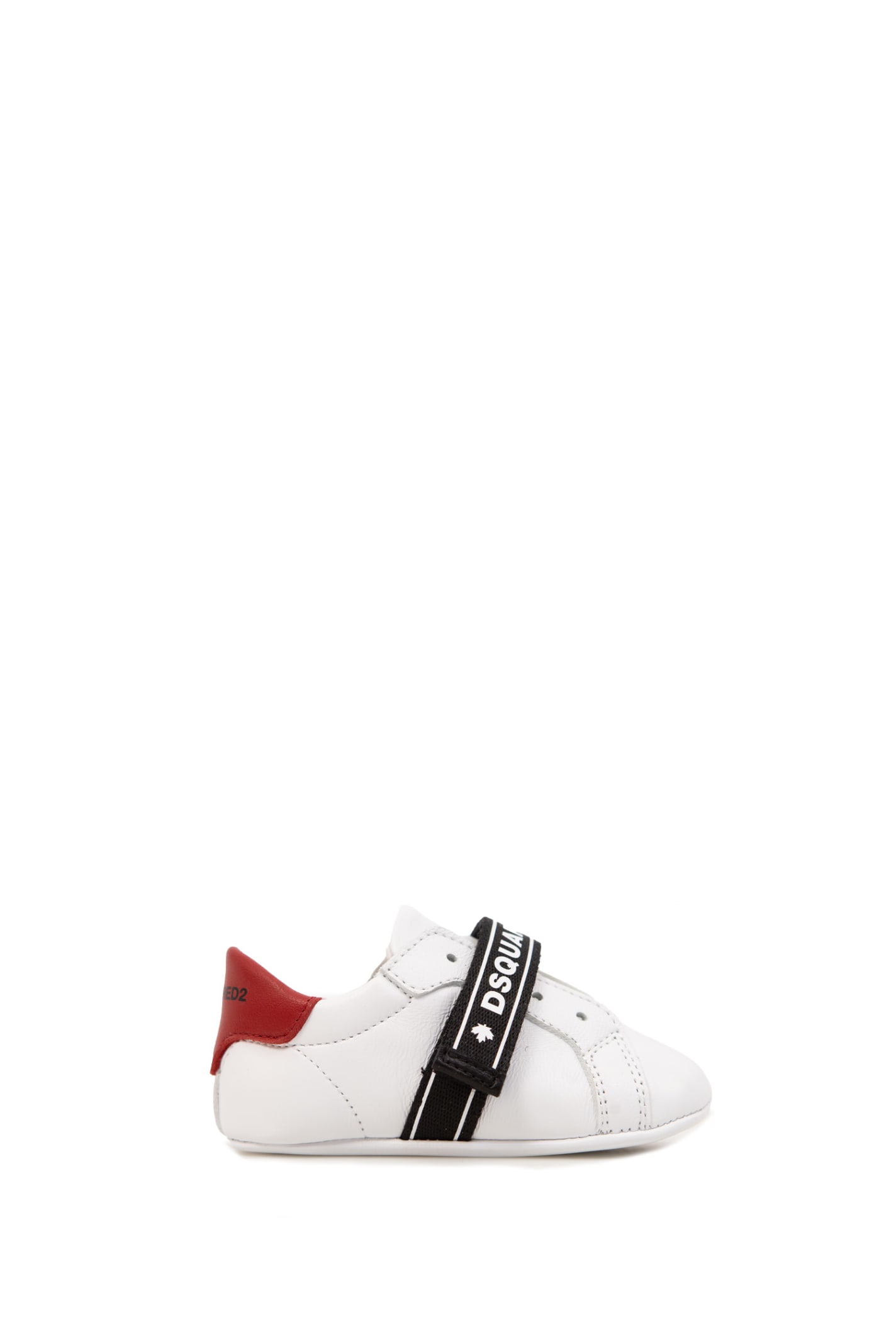 Dsquared2 Kids' First Steps Shoes In White