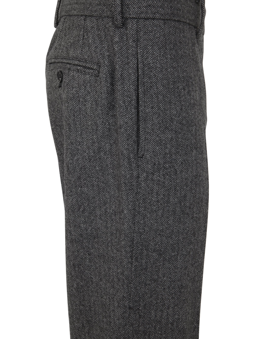 Shop N°21 Wide Leg Trousers In Stripe White Black