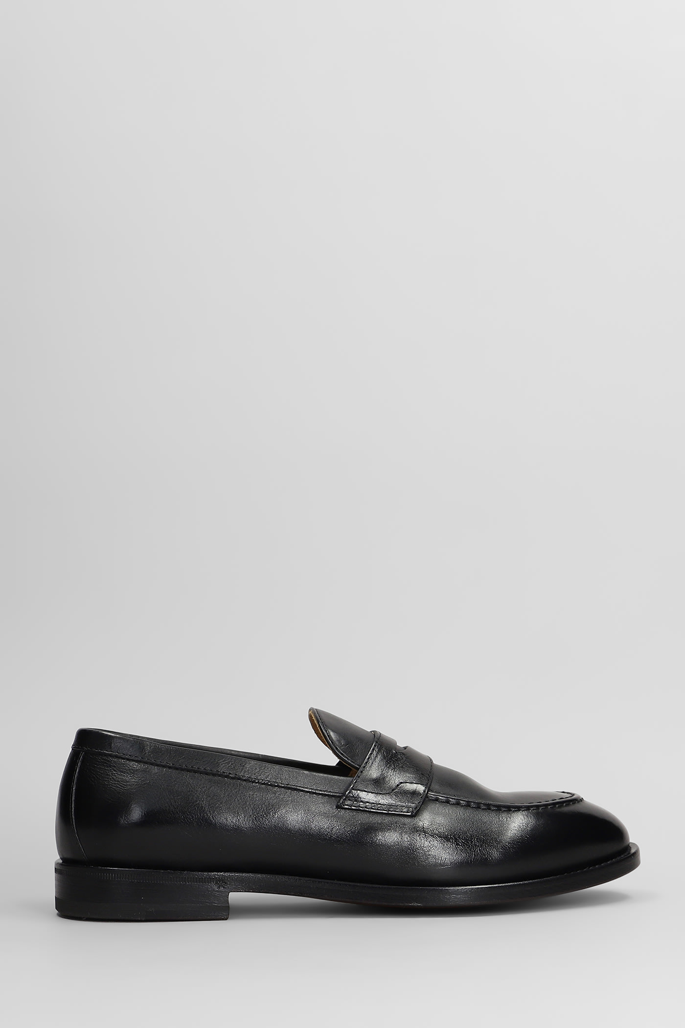 Loafers In Black Leather