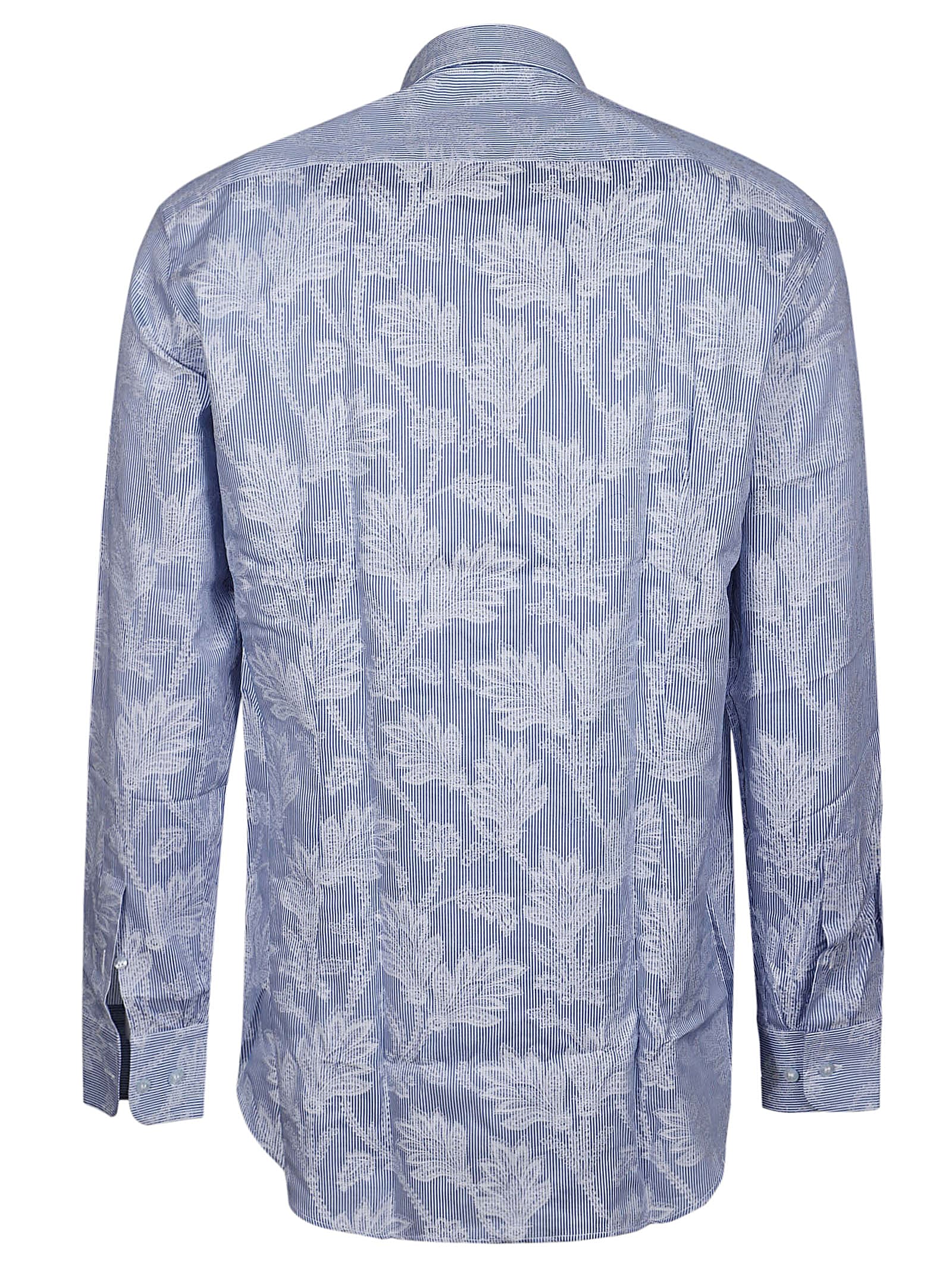 Shop Etro Roma Shirt In Azzurro Fantasia