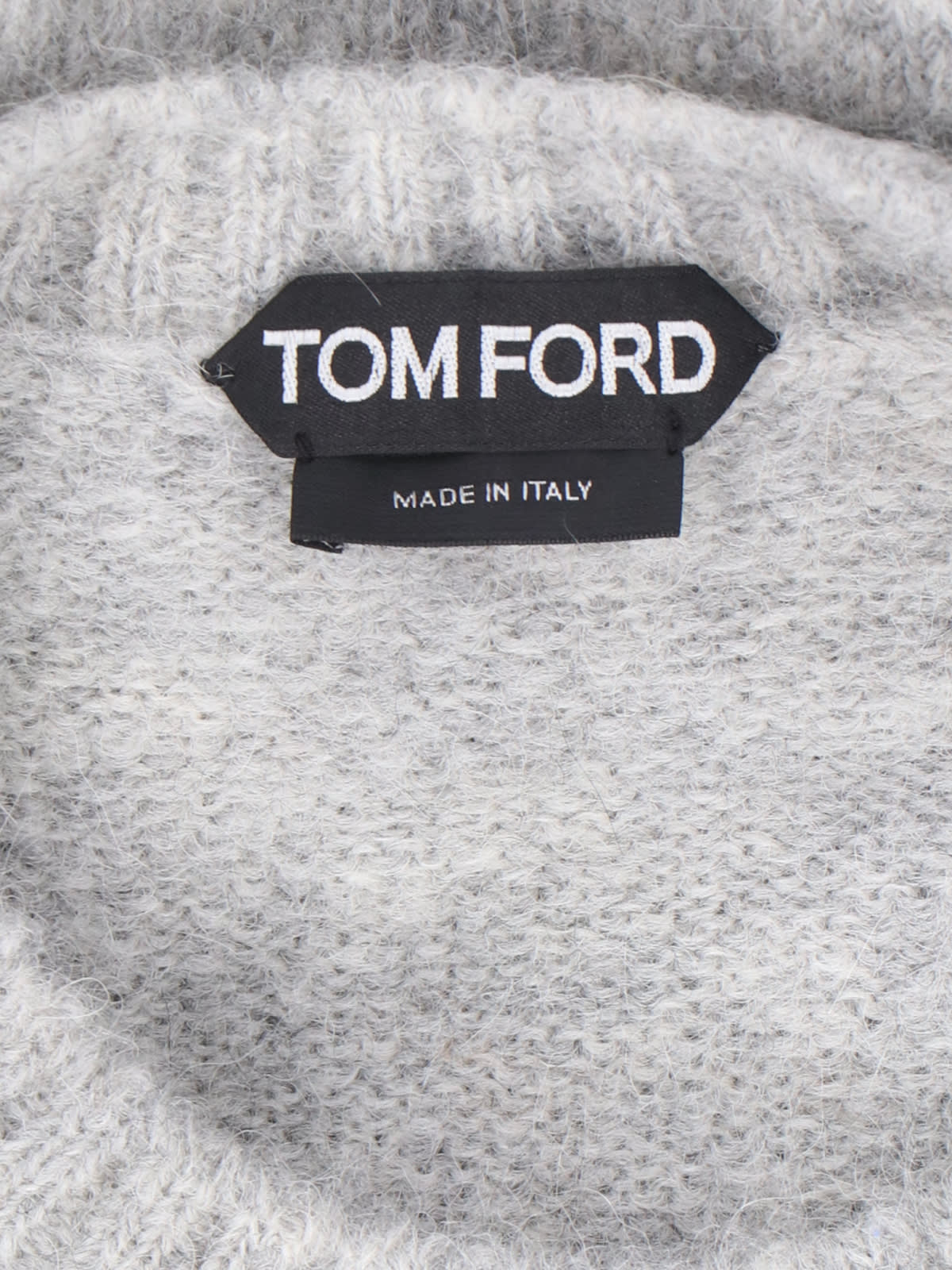 Shop Tom Ford Basic Sweater In Gray