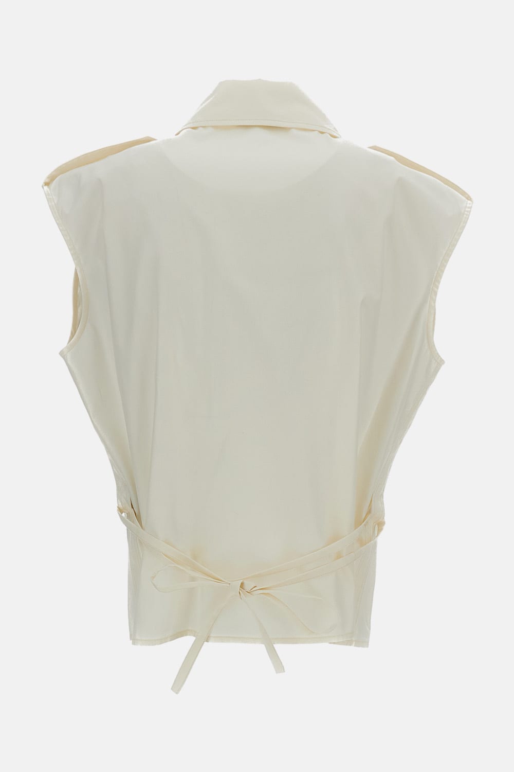 Durazzi Milano Sleeveless Top In White