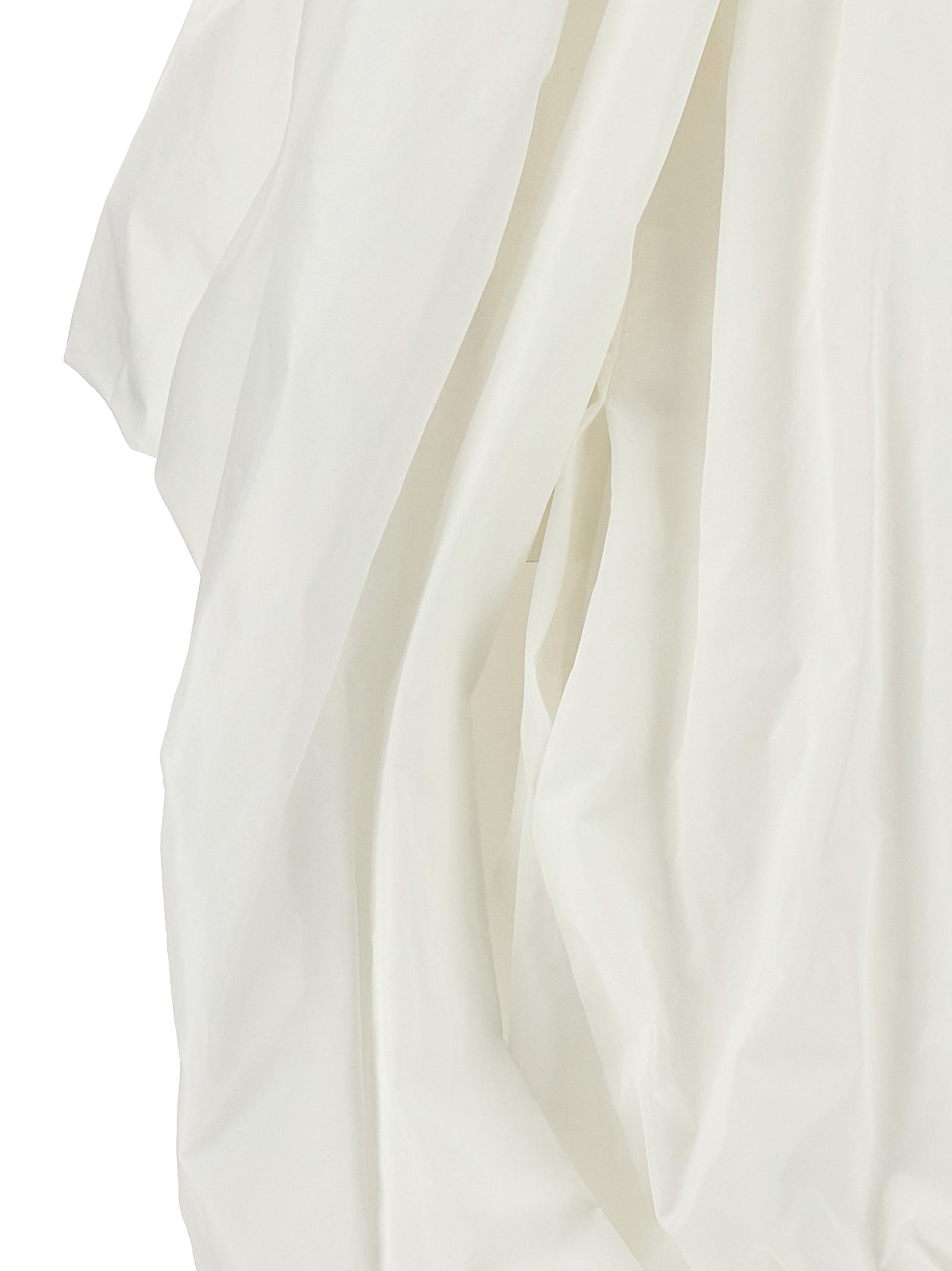 Shop Stella Mccartney Cape Mini Dress In White