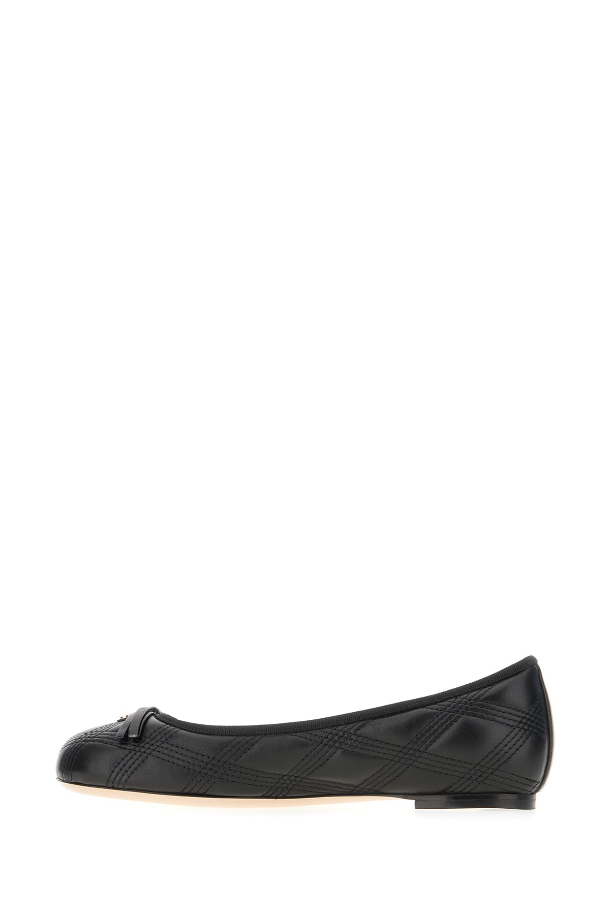 Valentino Garavani Quiltie Ballerina 67 In Quilted Nappa Leather Woman Black 37 In Black