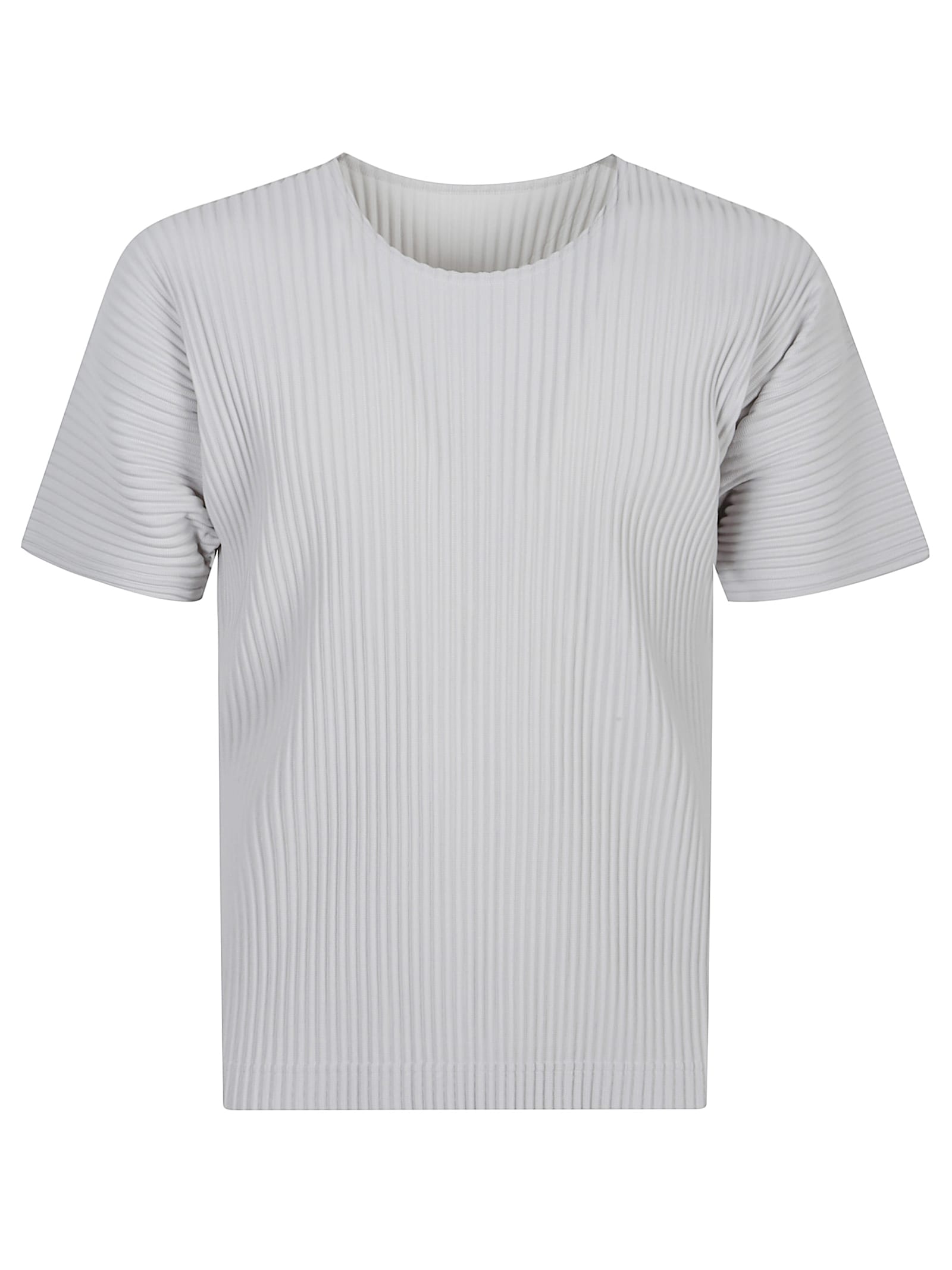 Issey Miyake Long Sleeve Roundneck T-shirt In Multi