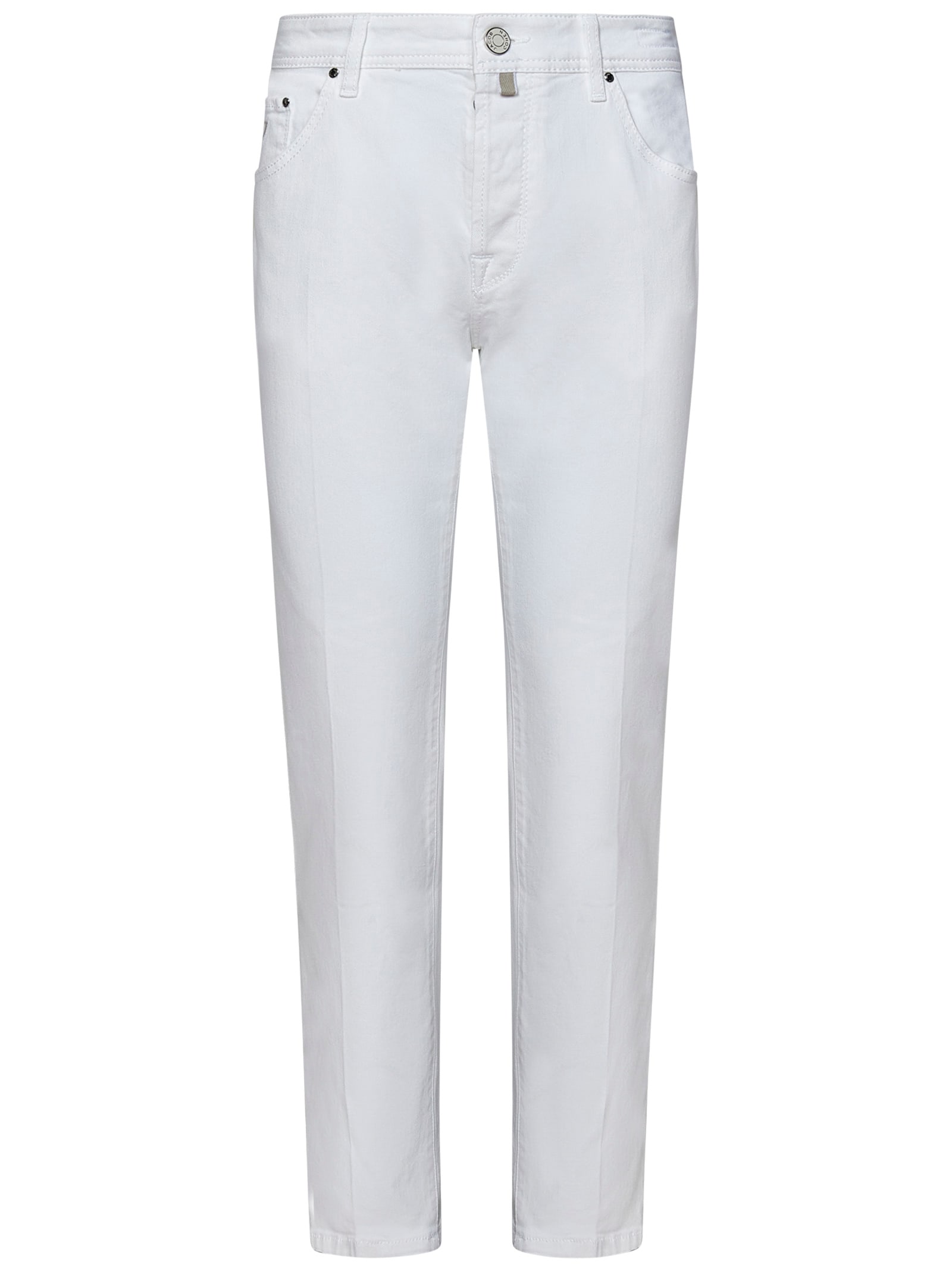 Shop Jacob Cohen Scott Jeans In White