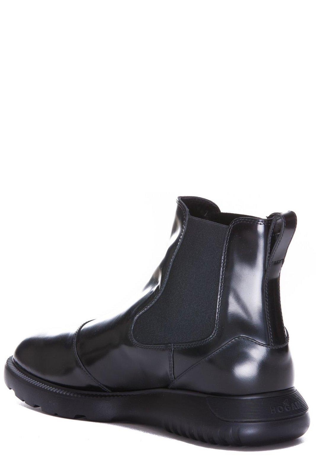 Shop Hogan H600 Chelsea Boots In Black