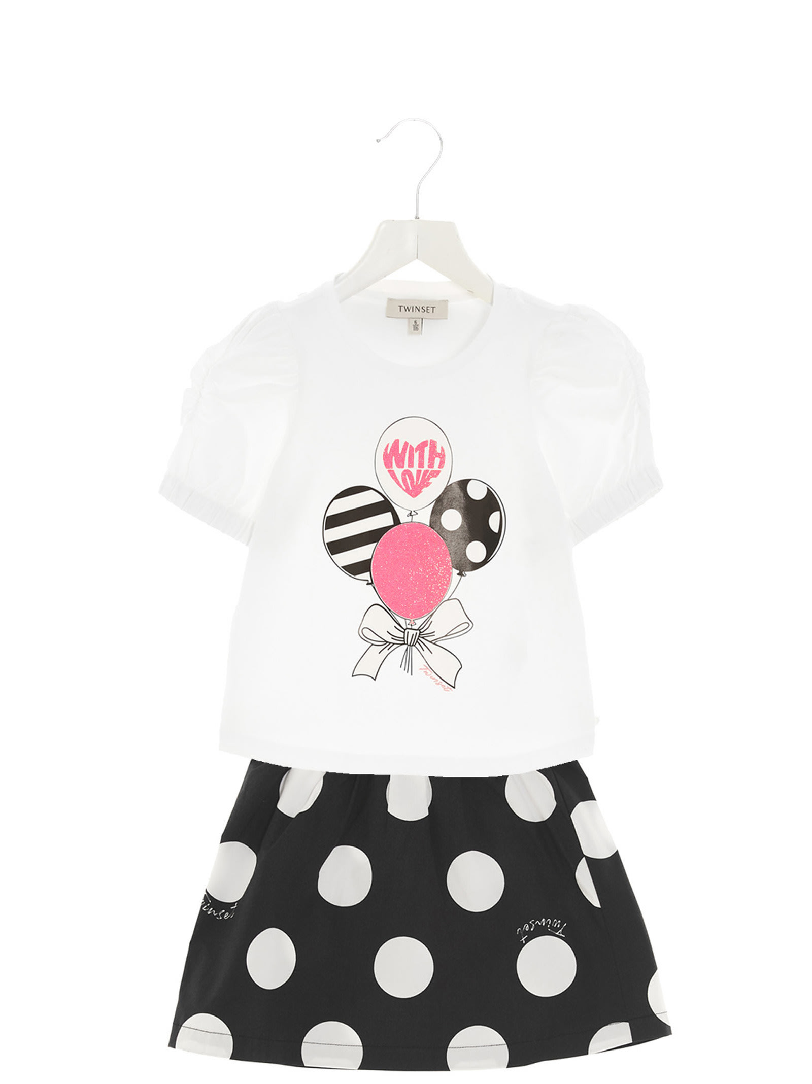 TwinSet T-shirt And Skirt Baby Set
