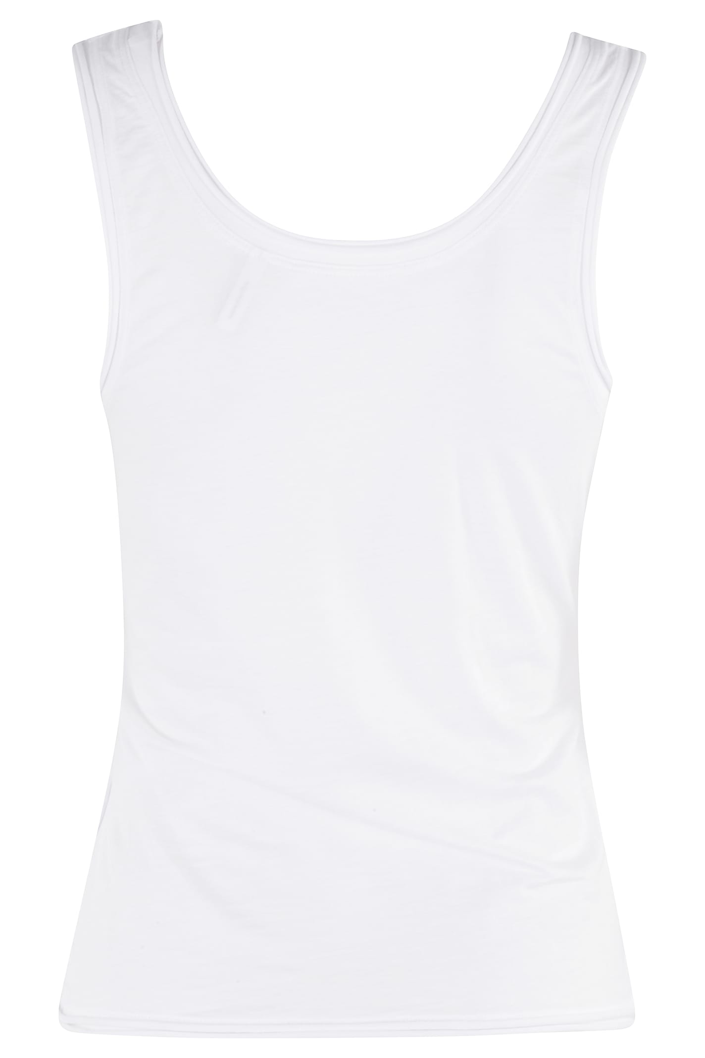 Helmut Lang Strap Tank Top In J Optic White