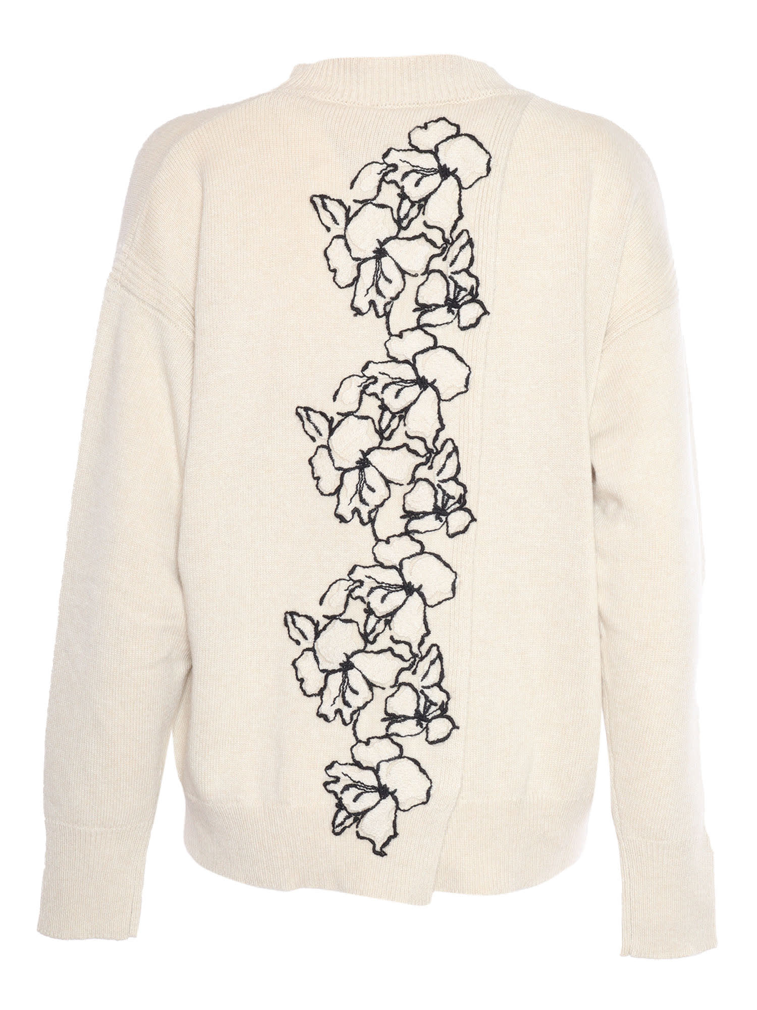 Ermanno Ermanno Scervino Knitted Fabric With Insert In Yellow
