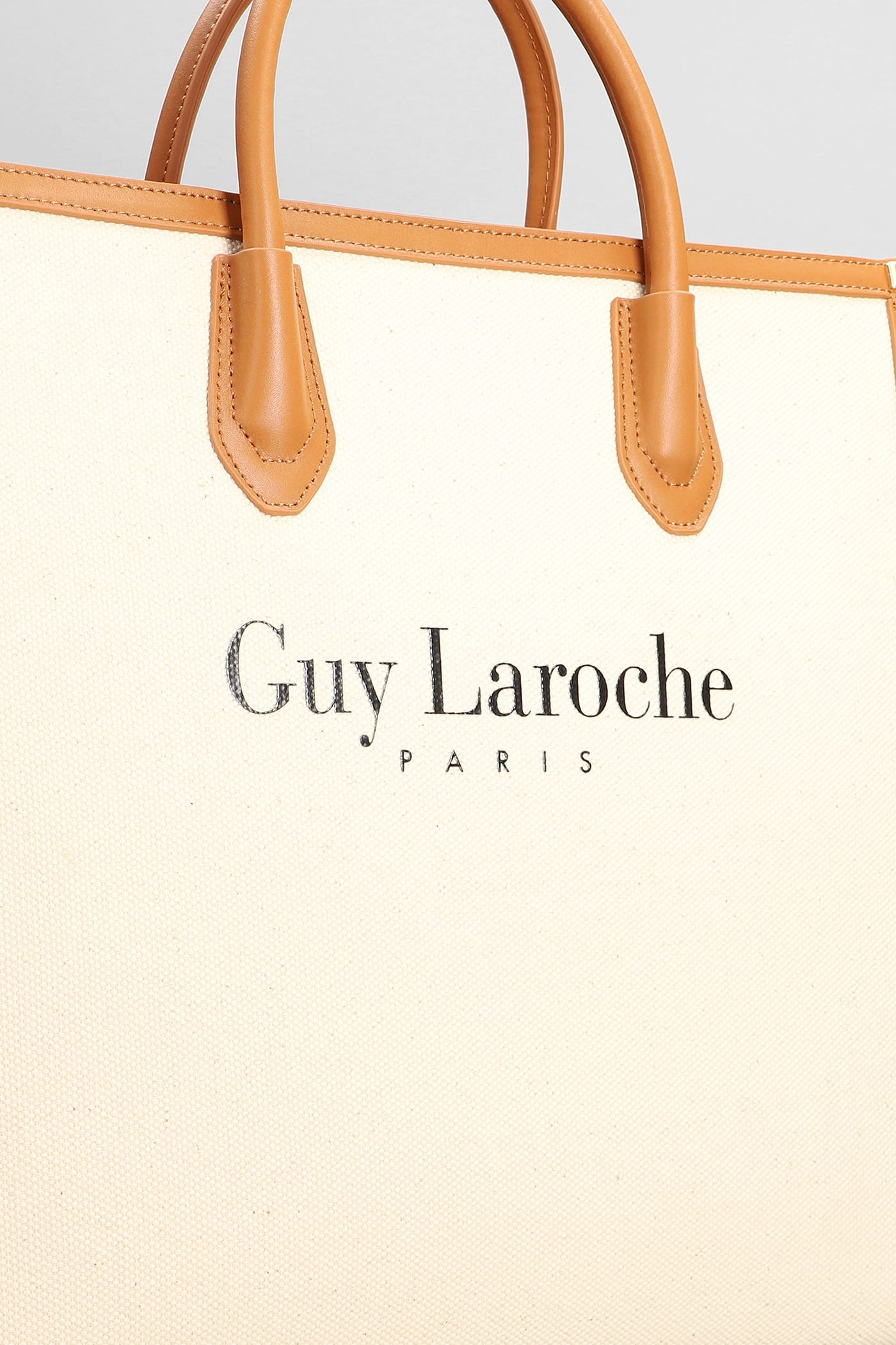 Guy Laroche Vertical Tote Bag In Tan