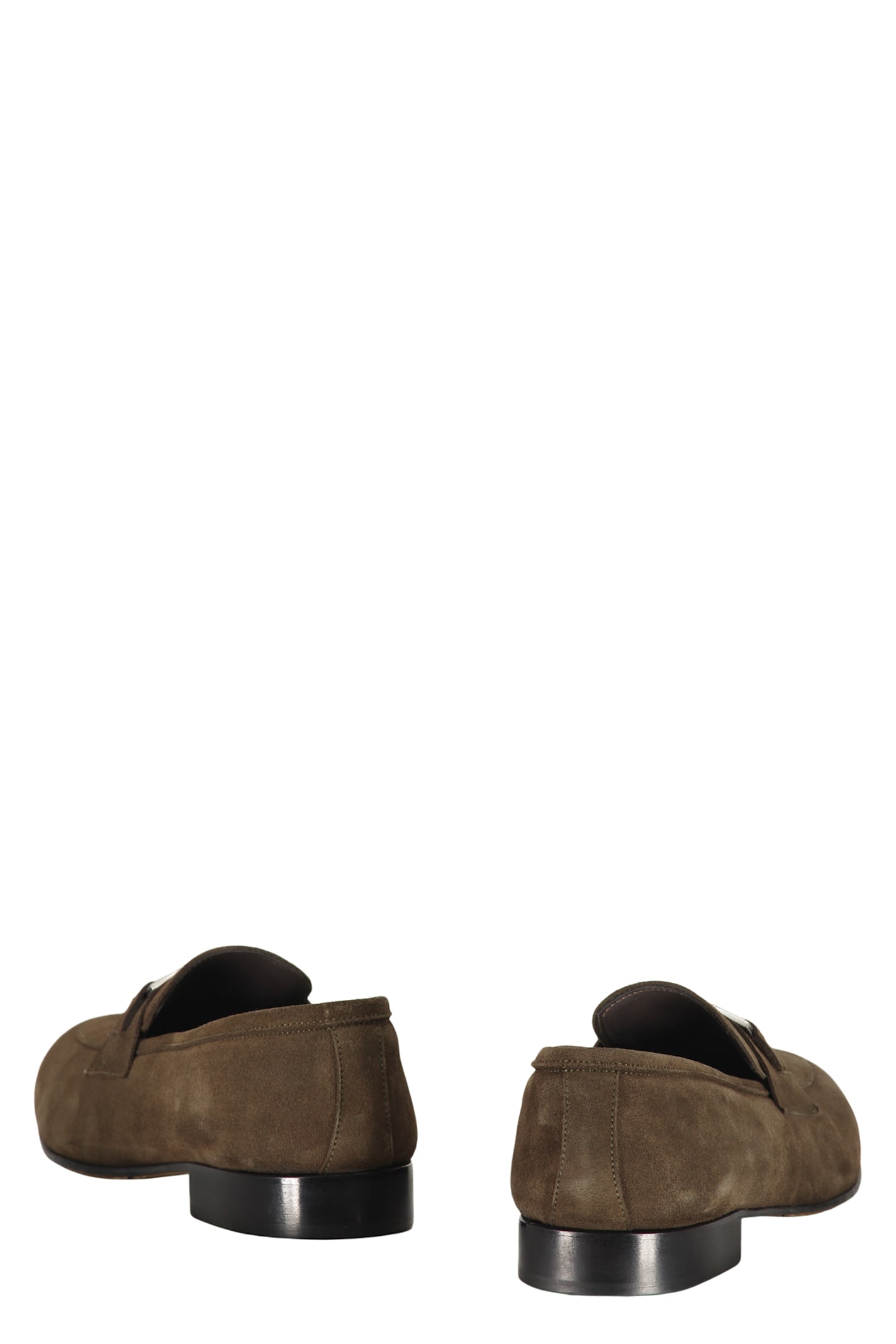 Bruno Magli Calfskin Loafers In Green