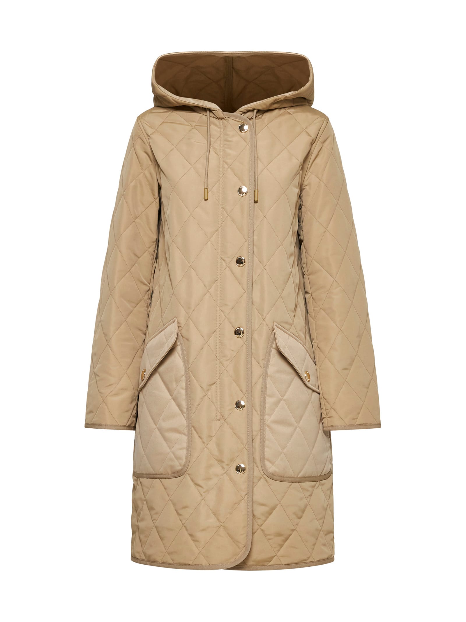 Shop Burberry Jacket In Beige