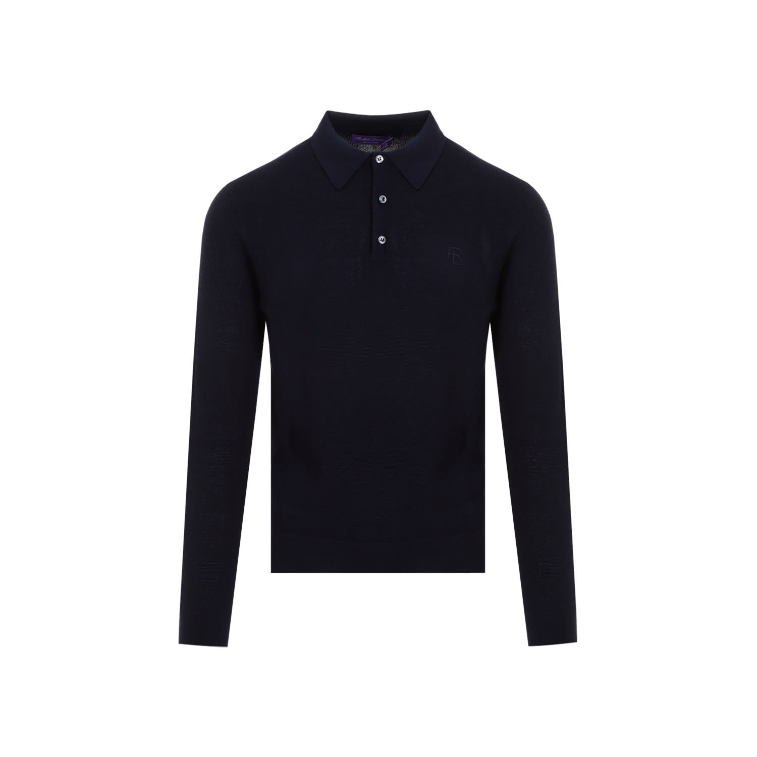 Shop Ralph Lauren Long Sleeve Polo In Classic Chairman Navy