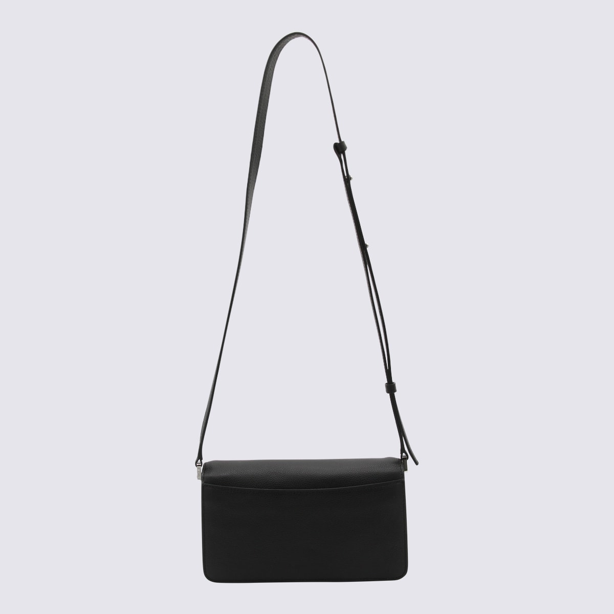Shop Marni Black Leather Shoulder Bag